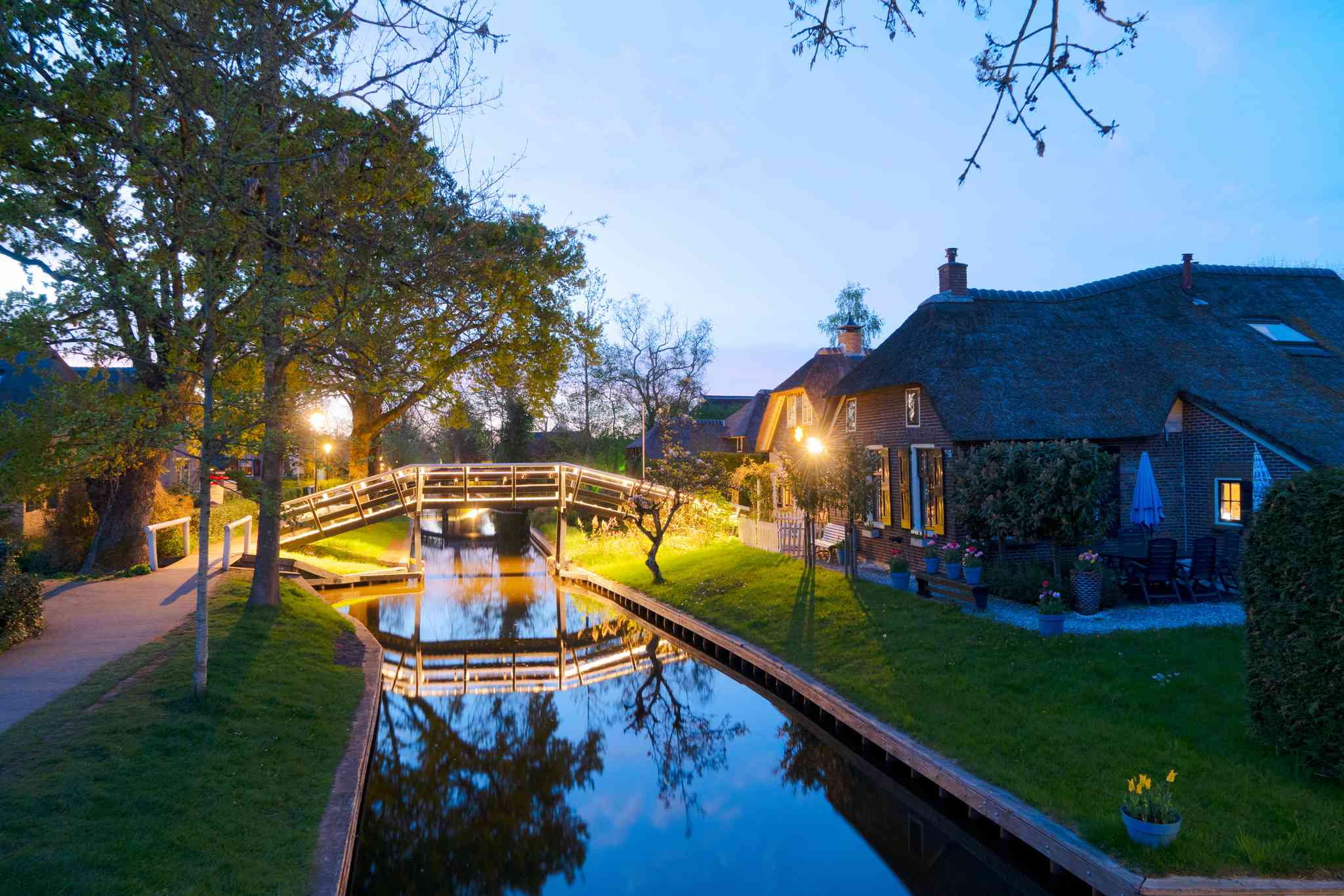 Blick auf die Landschaft von Giethoorn - private Tagesreise von Brüssel - Foto 5
