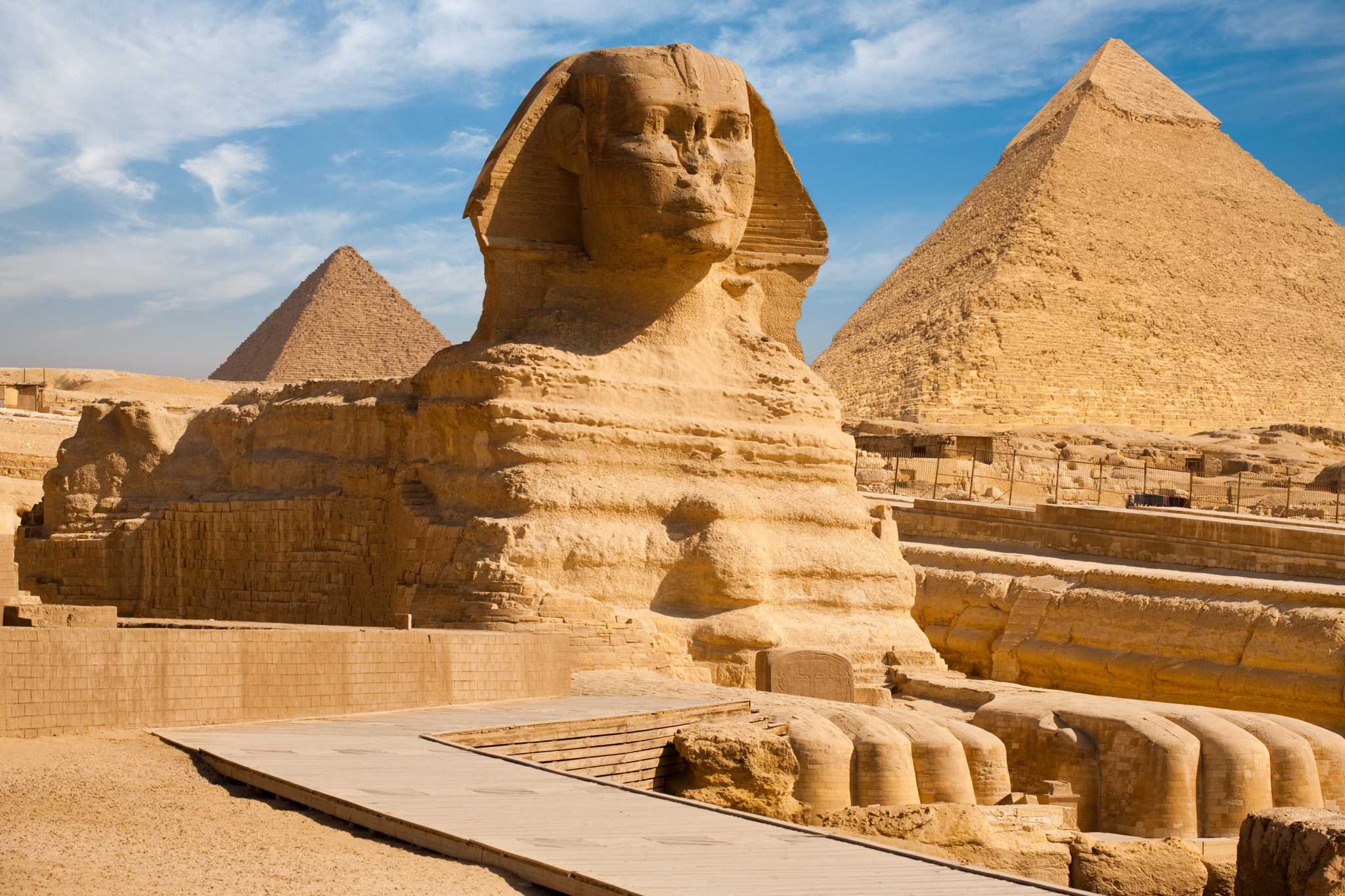 Itinerary stop at Pyramids of Giza on private day trip from Cairo