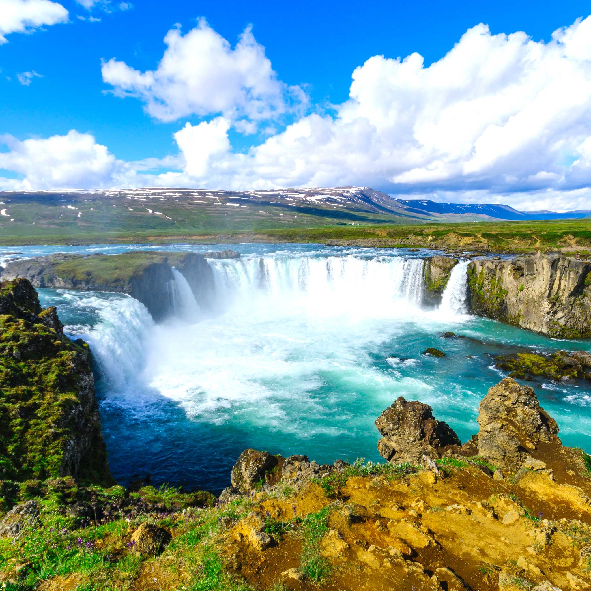 Goðafoss-Wasserfall