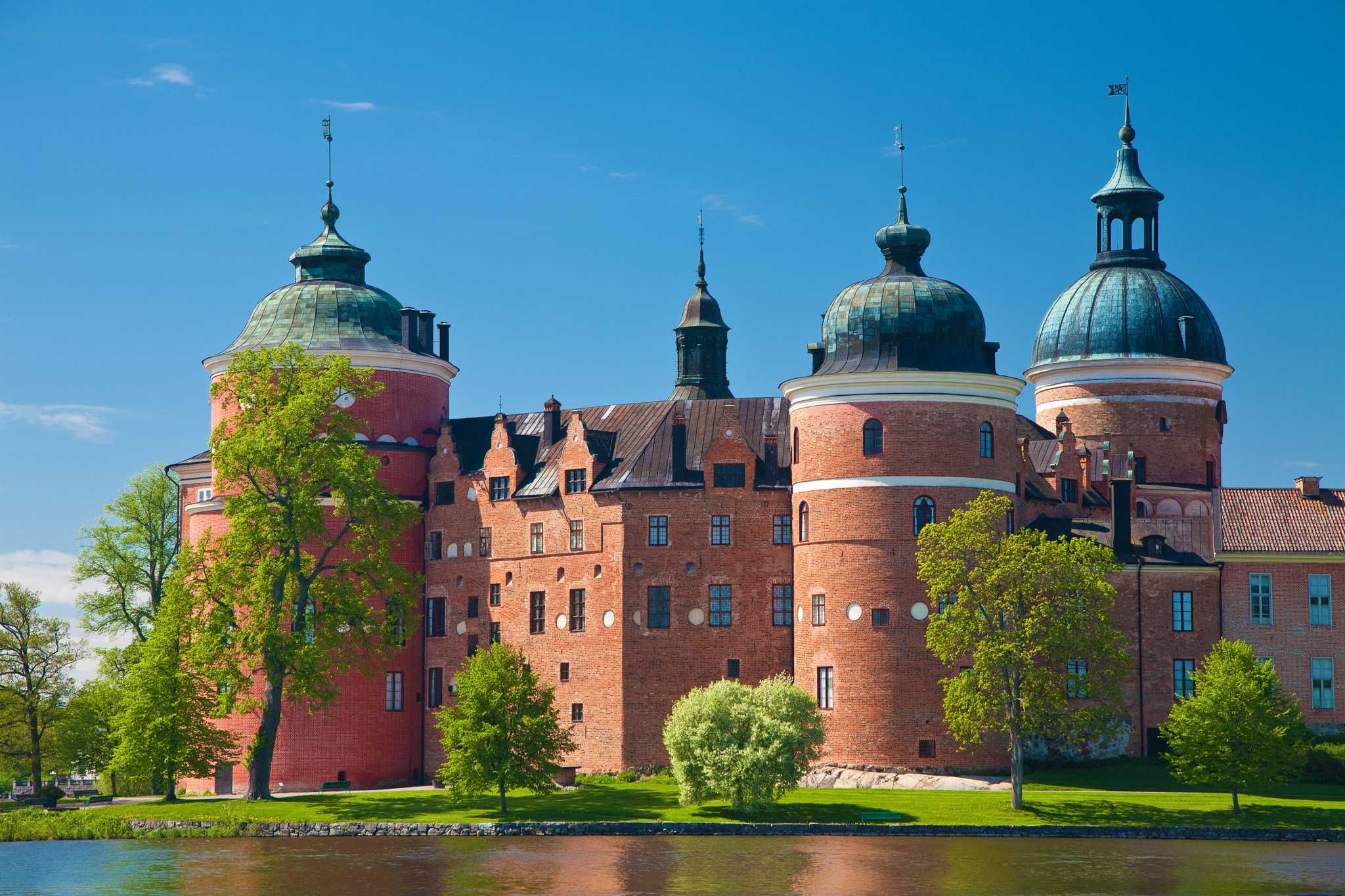 Itinerary stop at Gripsholm Castle on private day trip from Stockholm