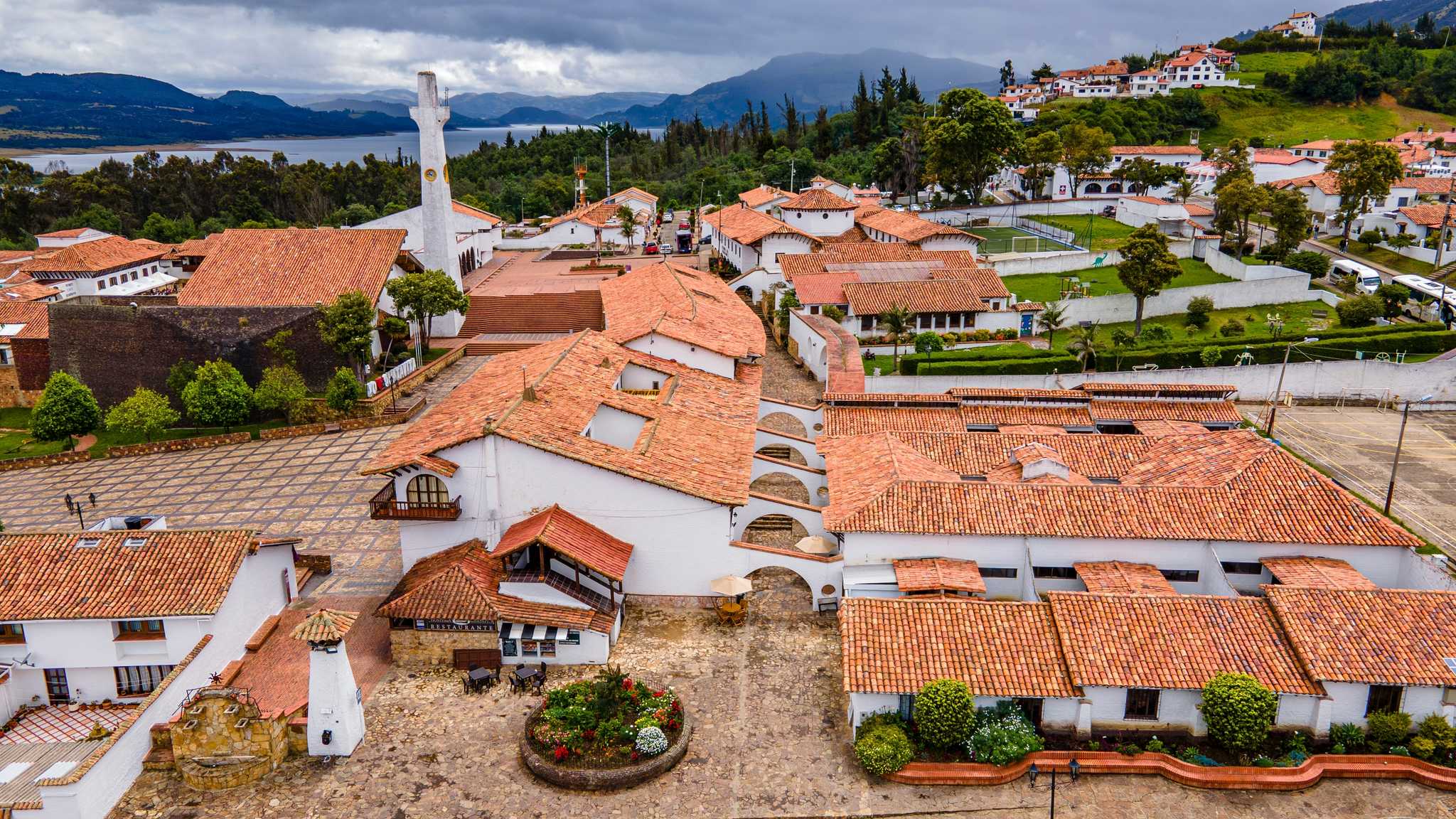 Arrêt de l'itinéraire à Guatavita lors d'une excursion privée d'une journée depuis Bogota
