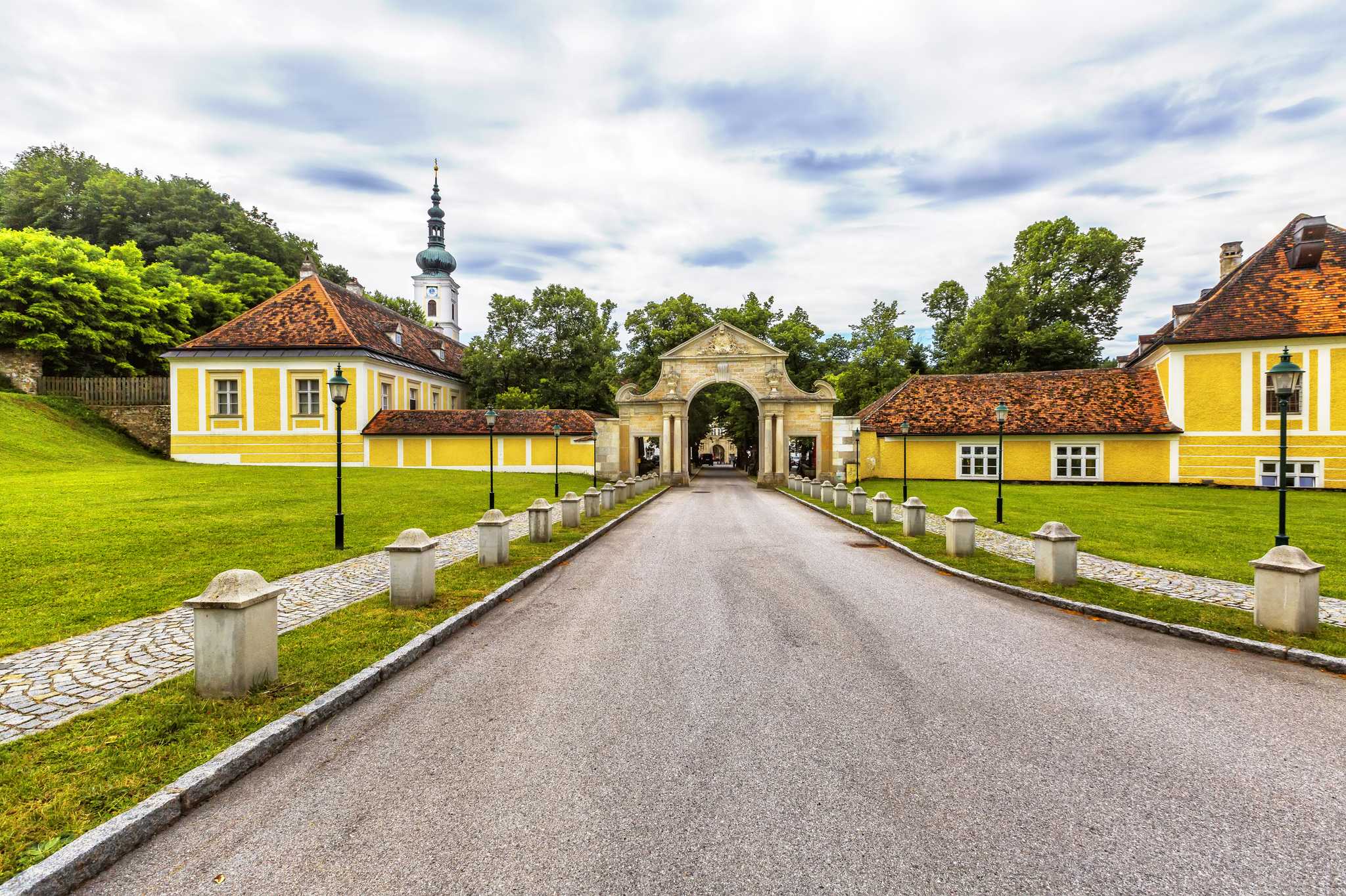 Parada no itinerário em Heiligenkreuz Abbey em viagem particular de um dia a partir de Vienna