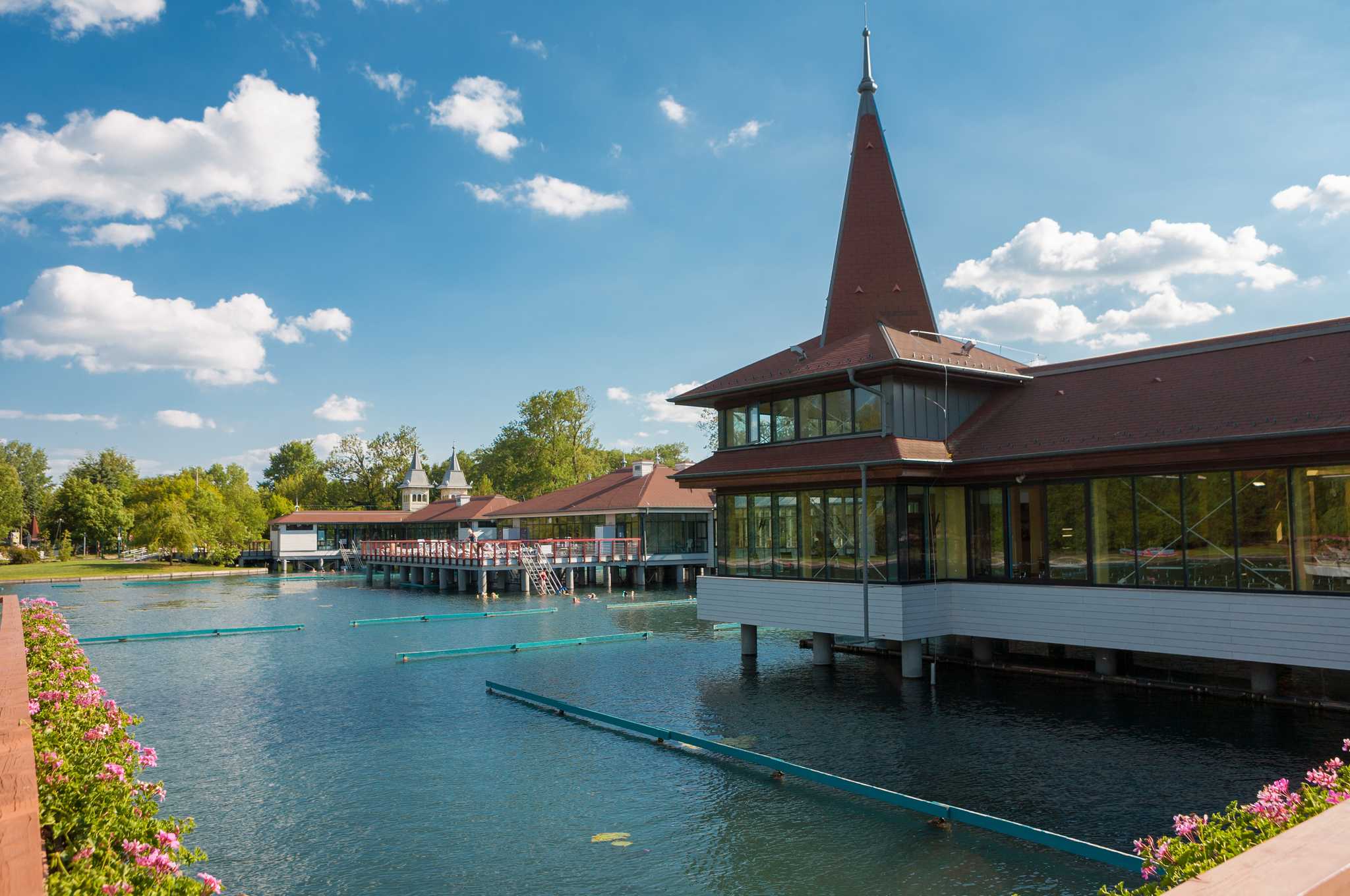 Reiseroute Stop in Heviz auf privatem Tagesausflug von Budapest