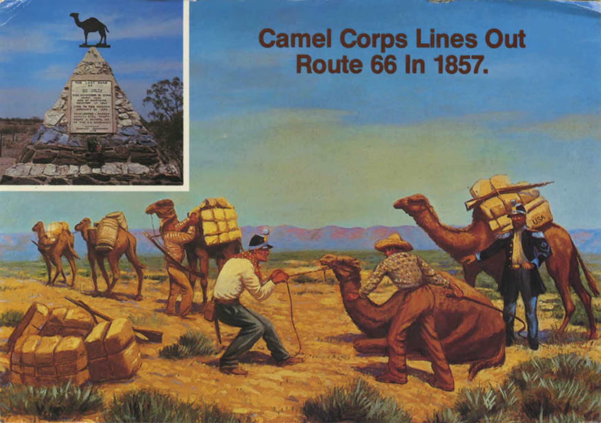 在 从 glendale-az-us 到 mountain-view-ca-us 的途中，参观 Hi Jolly's Tomb ，通过 Daytrip