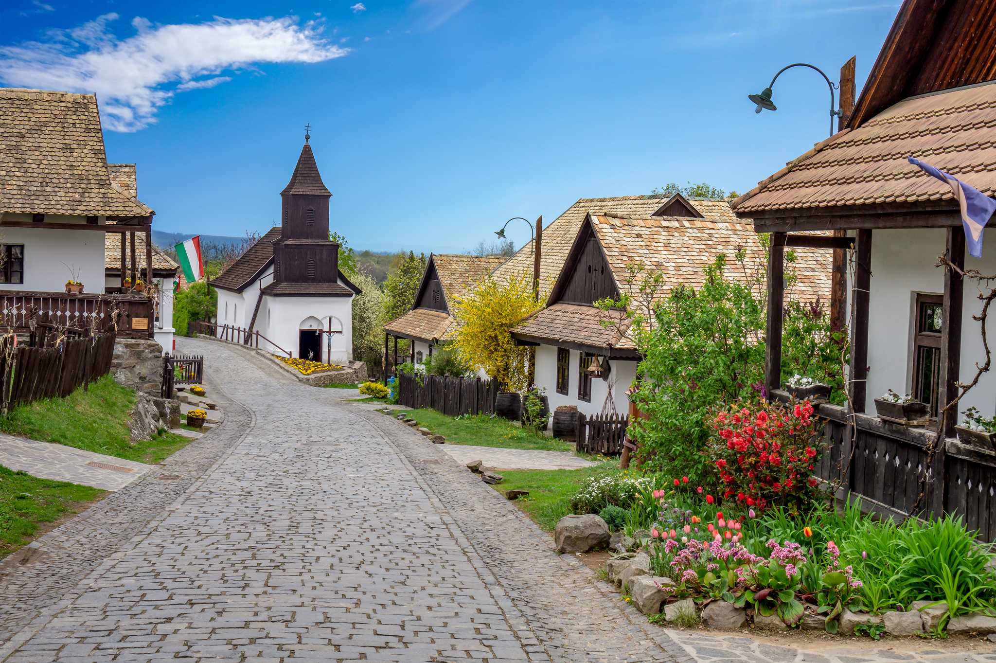 Itinerary stop at Holloko on private day trip from Budapest