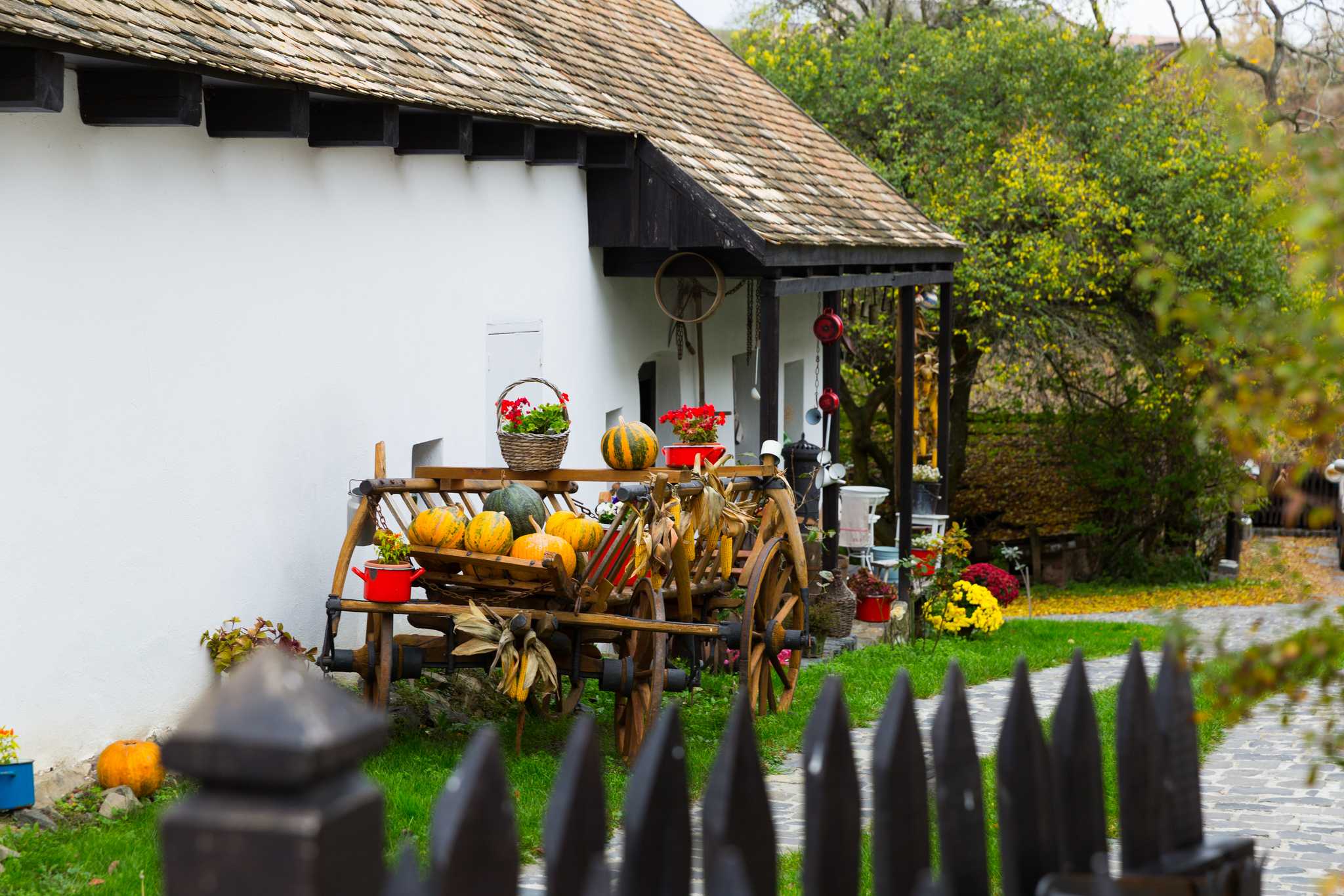 Itinerary stop at Holloko on private day trip from Budapest