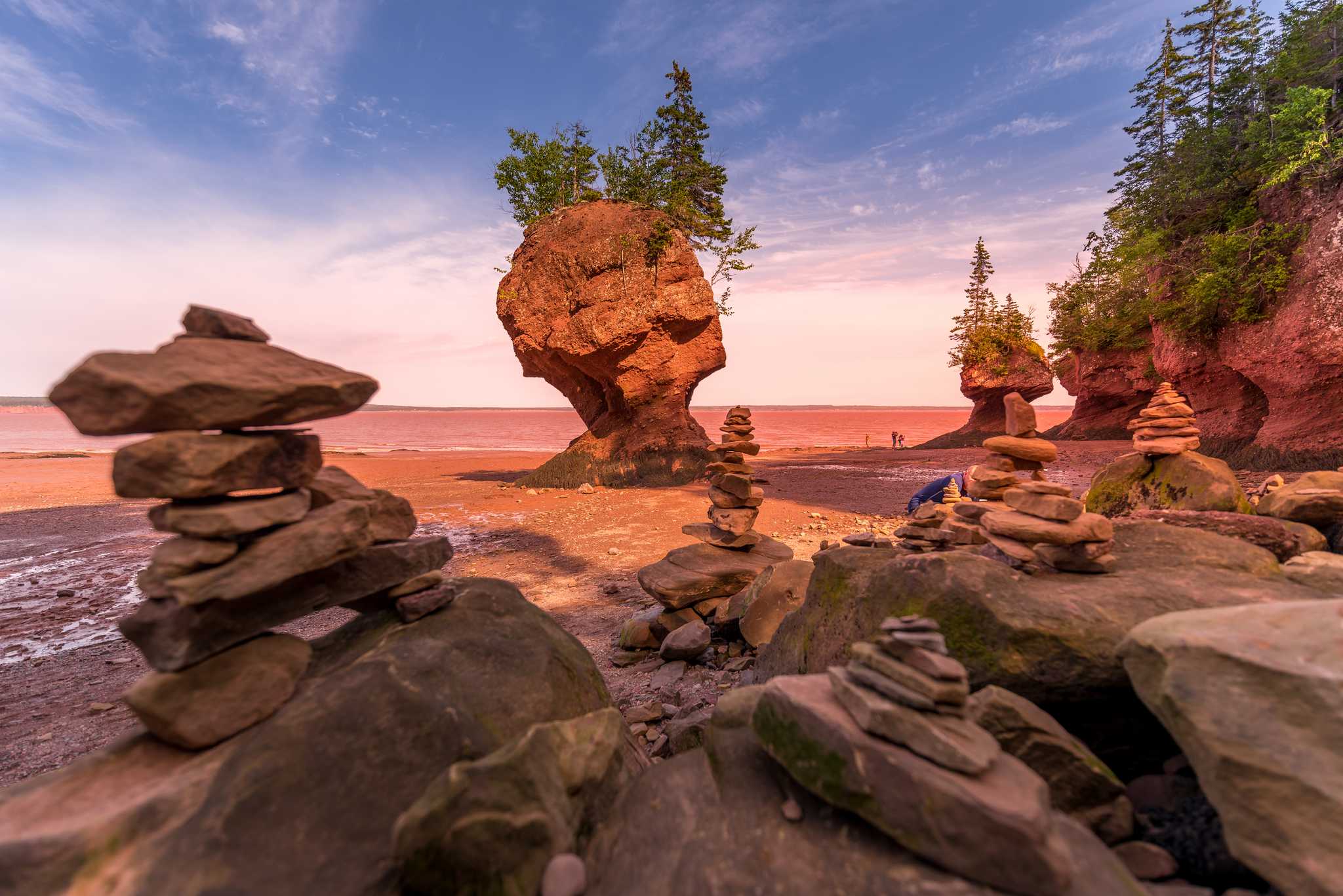 Visit Hopewell Rocks on the way from portland-me-us to oak-island-ns-ca with Daytrip