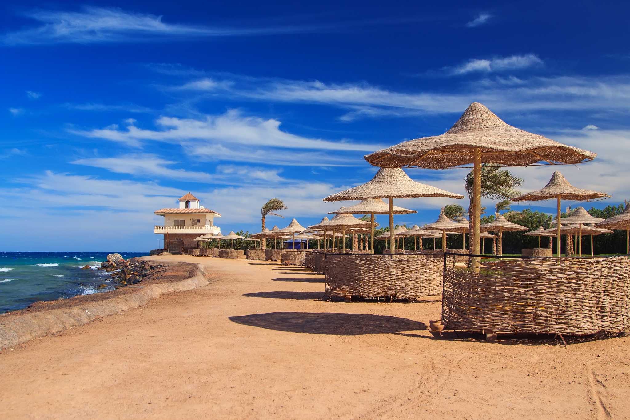 Services de transfert en voiture privée à Makadi Bay - vue pittoresque sur Makadi Bay en Égypte