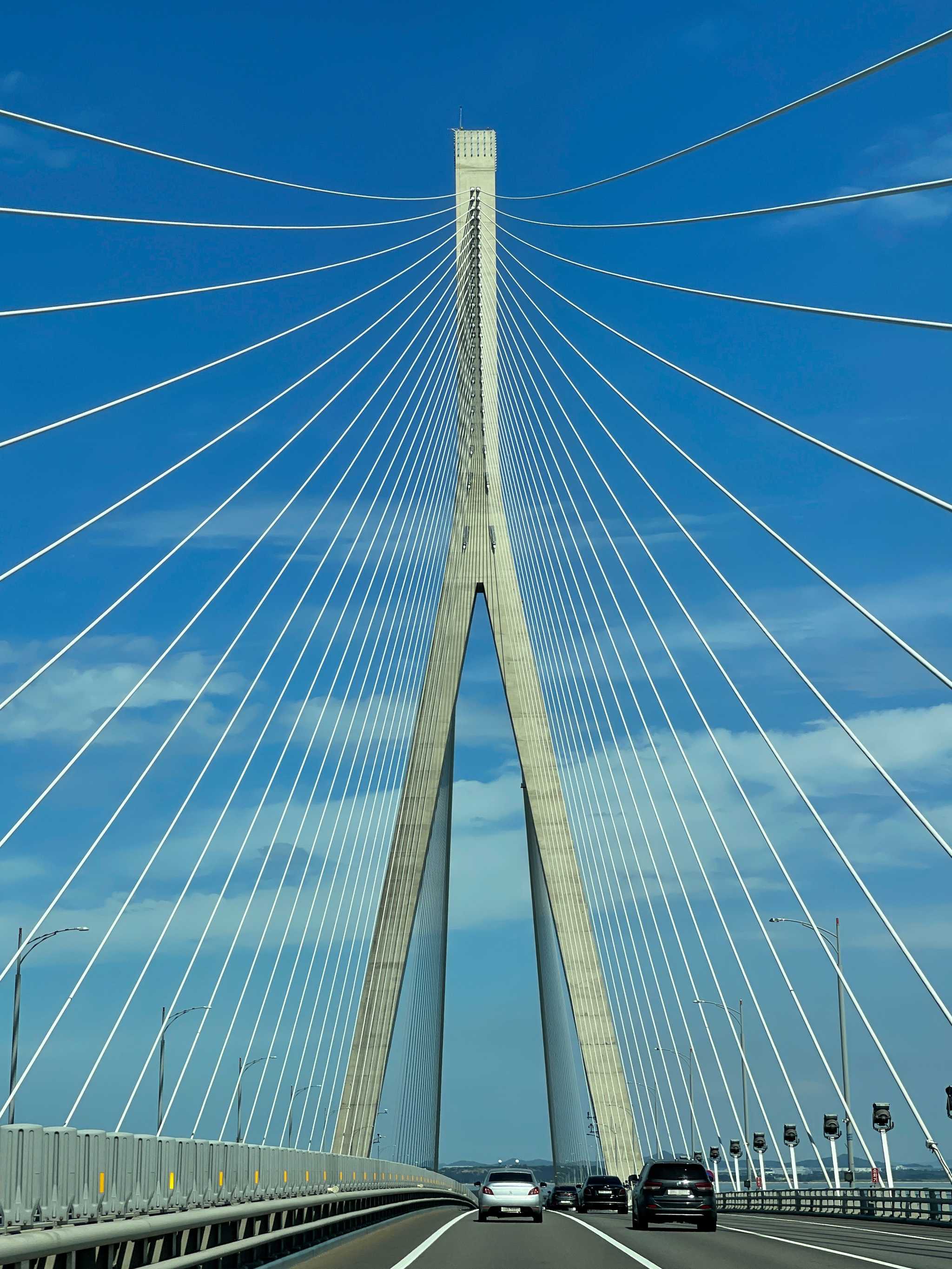 Itinerary stop at Incheon Bridge Memorial Hall on private day trip from Seoul