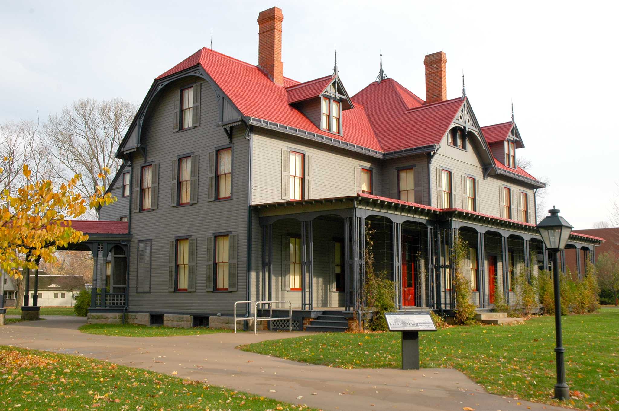 newark-nj-us에서 detroit-mi-us으로 가는 길에 Daytrip 으로 James A. Garfield National Historic Site 방문하기