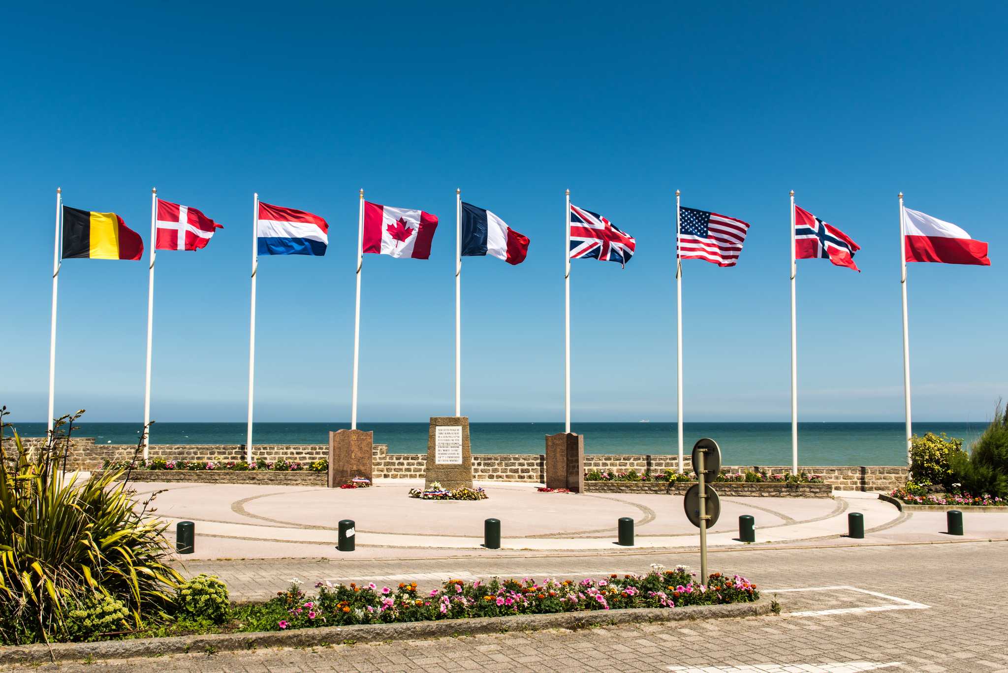 Reiseroute Stop in Juno Beach Centre auf privatem Tagesausflug von Caen