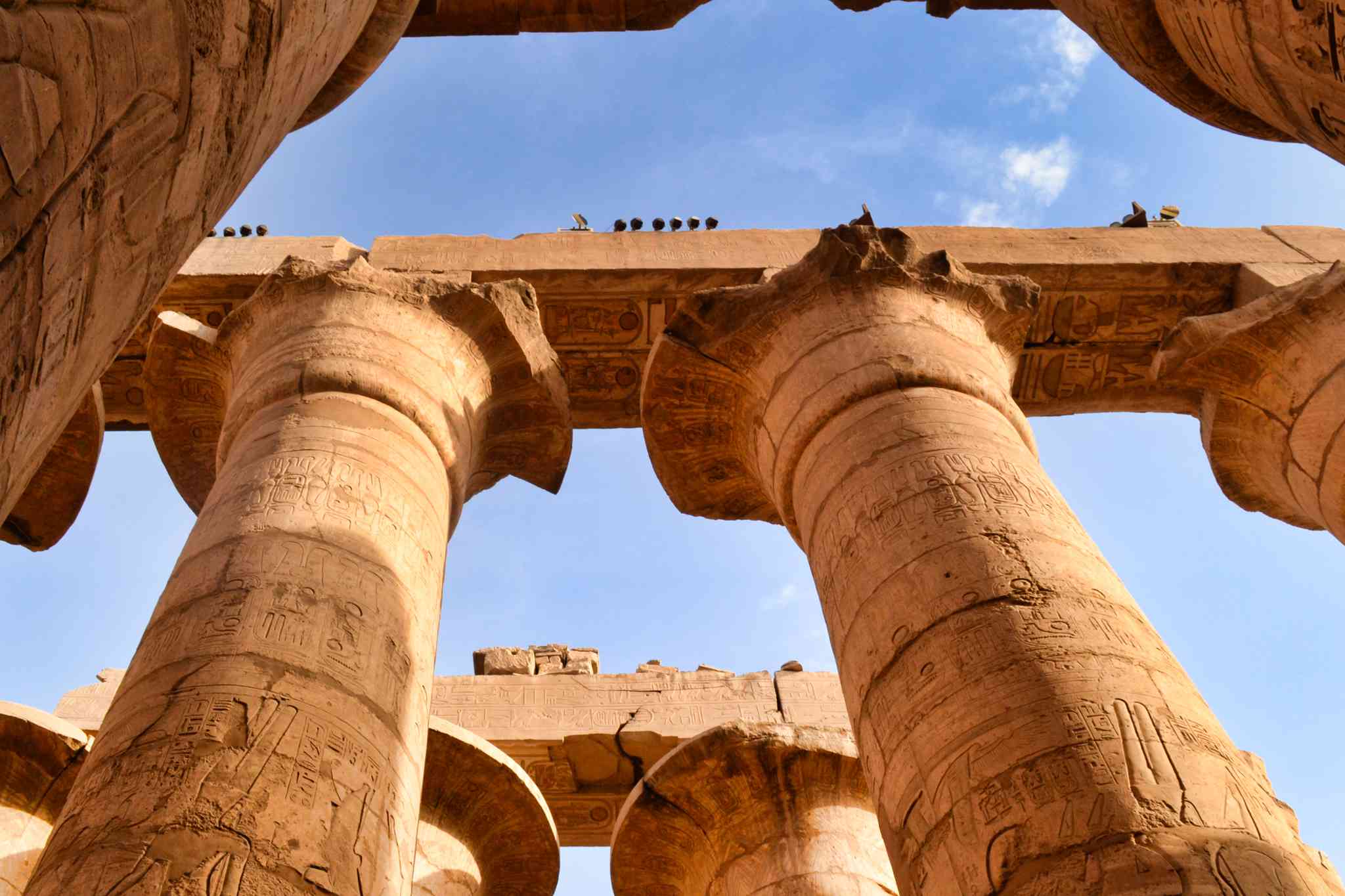 Blick auf die Landschaft von Cairo airport  - private Tagesreise von Karnak - Foto 5