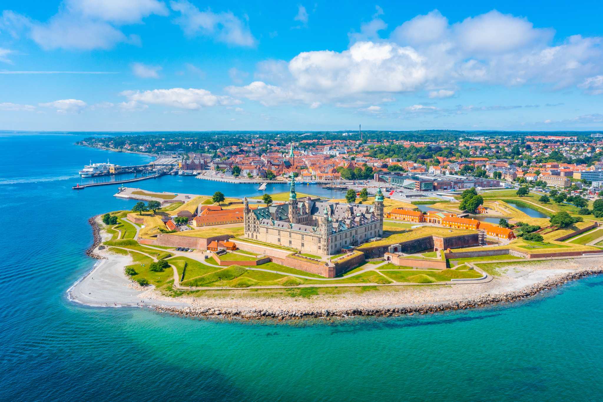 Itinerary stop at Kronborg Castle on private day trip from Roskilde