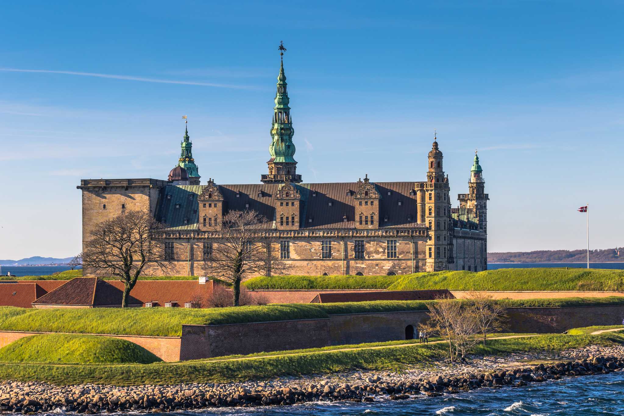 Itinerary stop at Kronborg Castle on private day trip from Roskilde