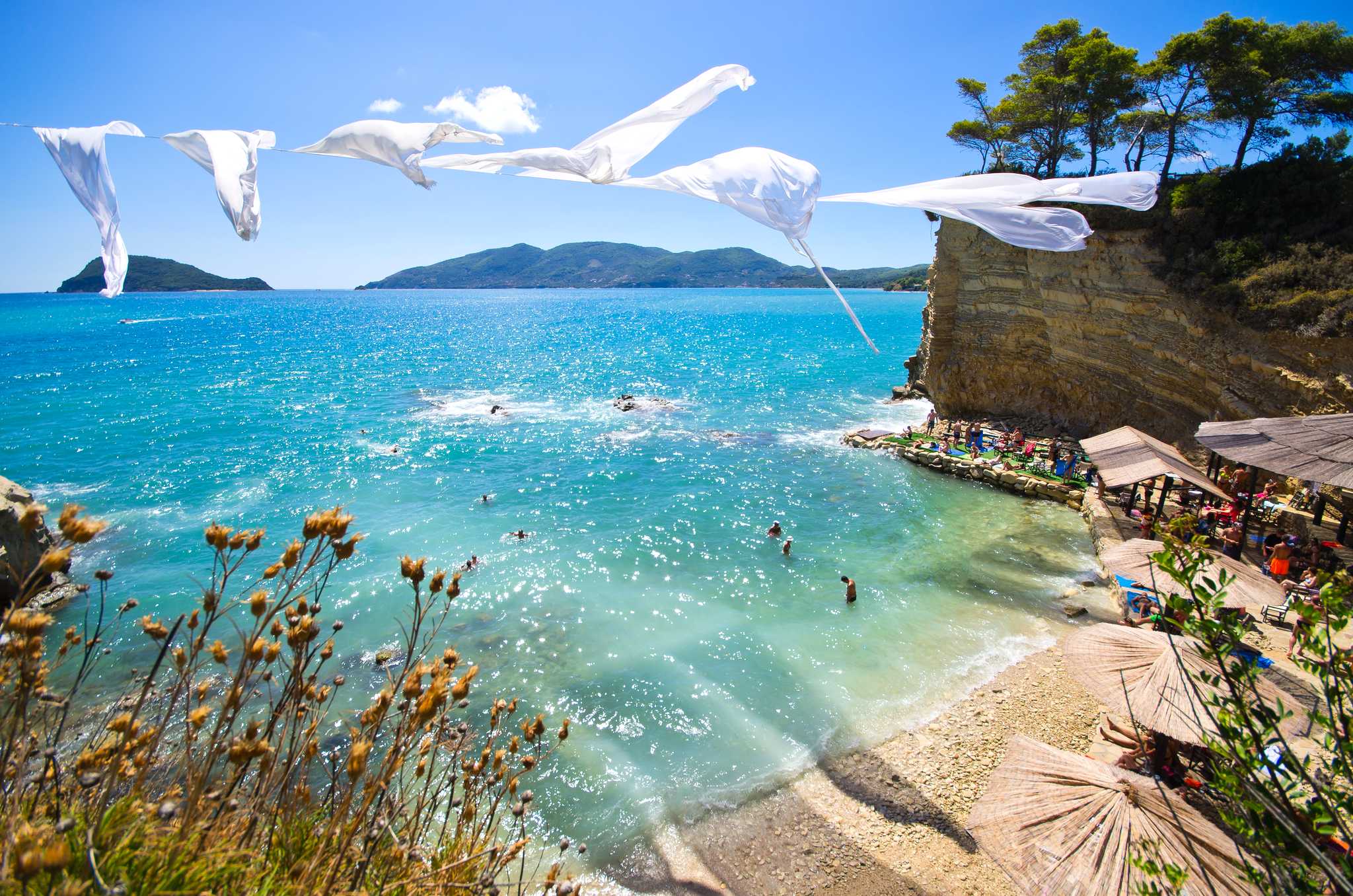 Zakinthos City to Laganas and Damianos Cave: Day trip