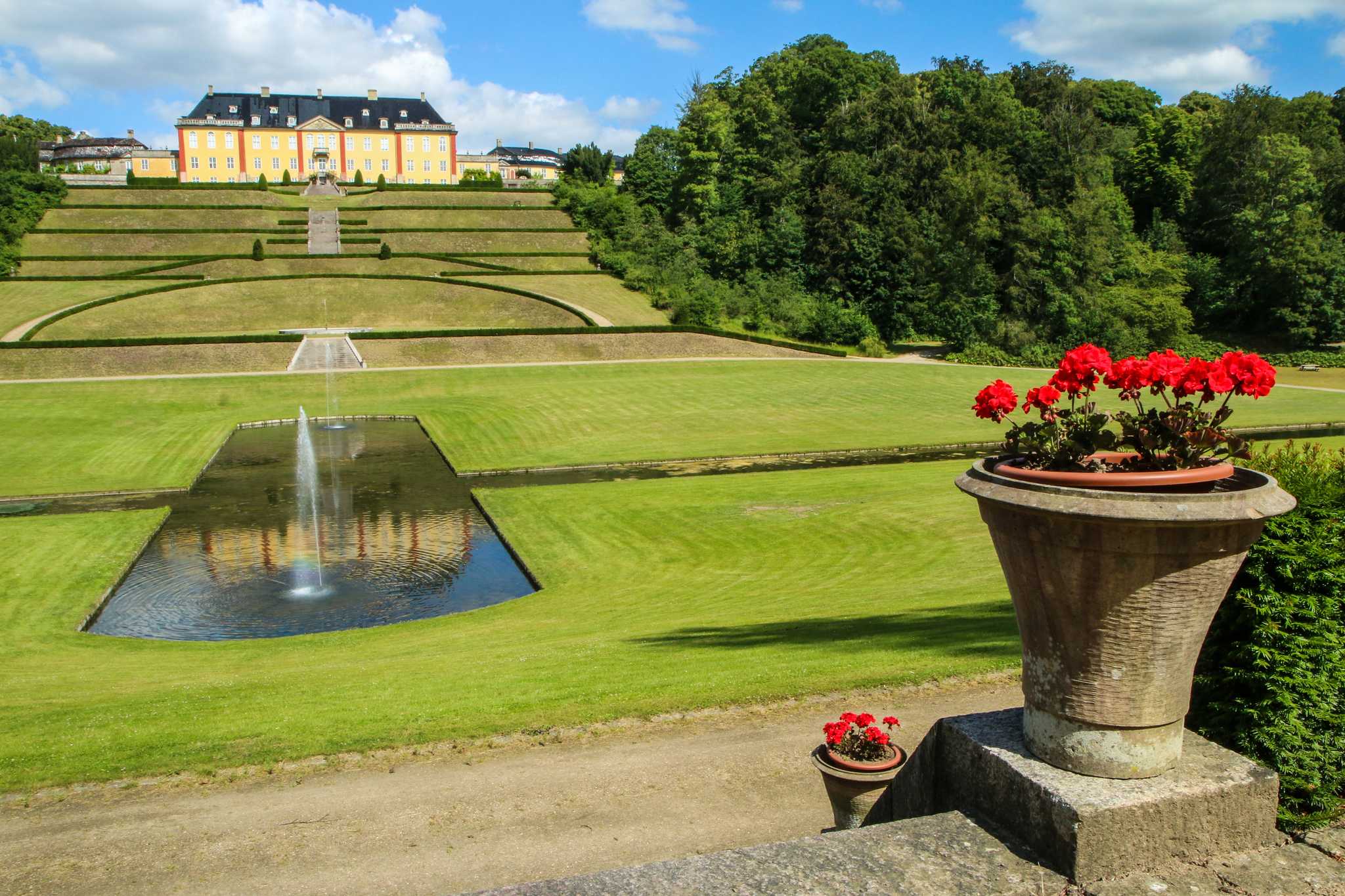 Itinerary stop at Ledreborg Castle on private day trip from Copenhagen
