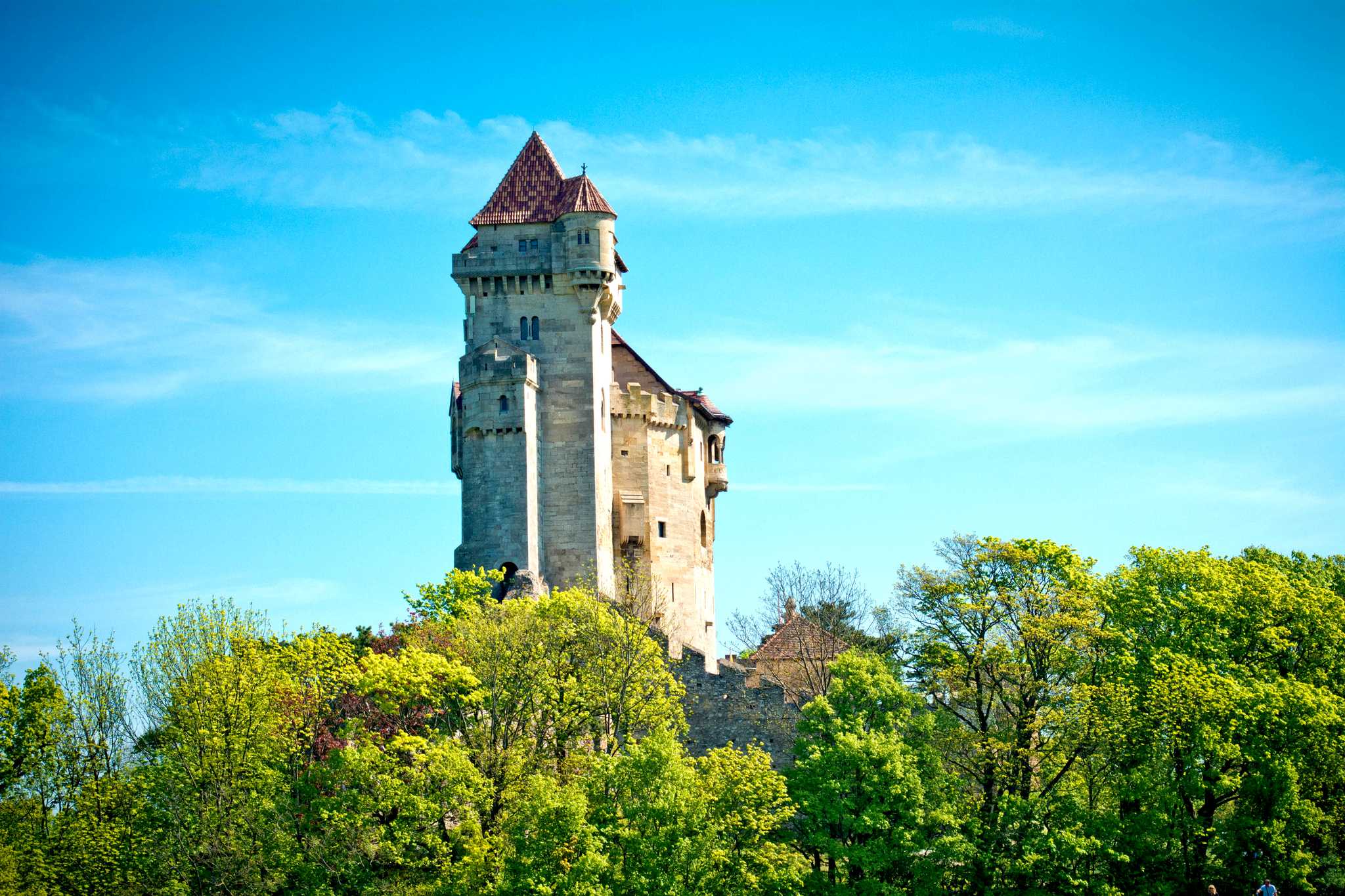 Parada no itinerário em Liechtenstein Castle em viagem particular de um dia a partir de Vienna