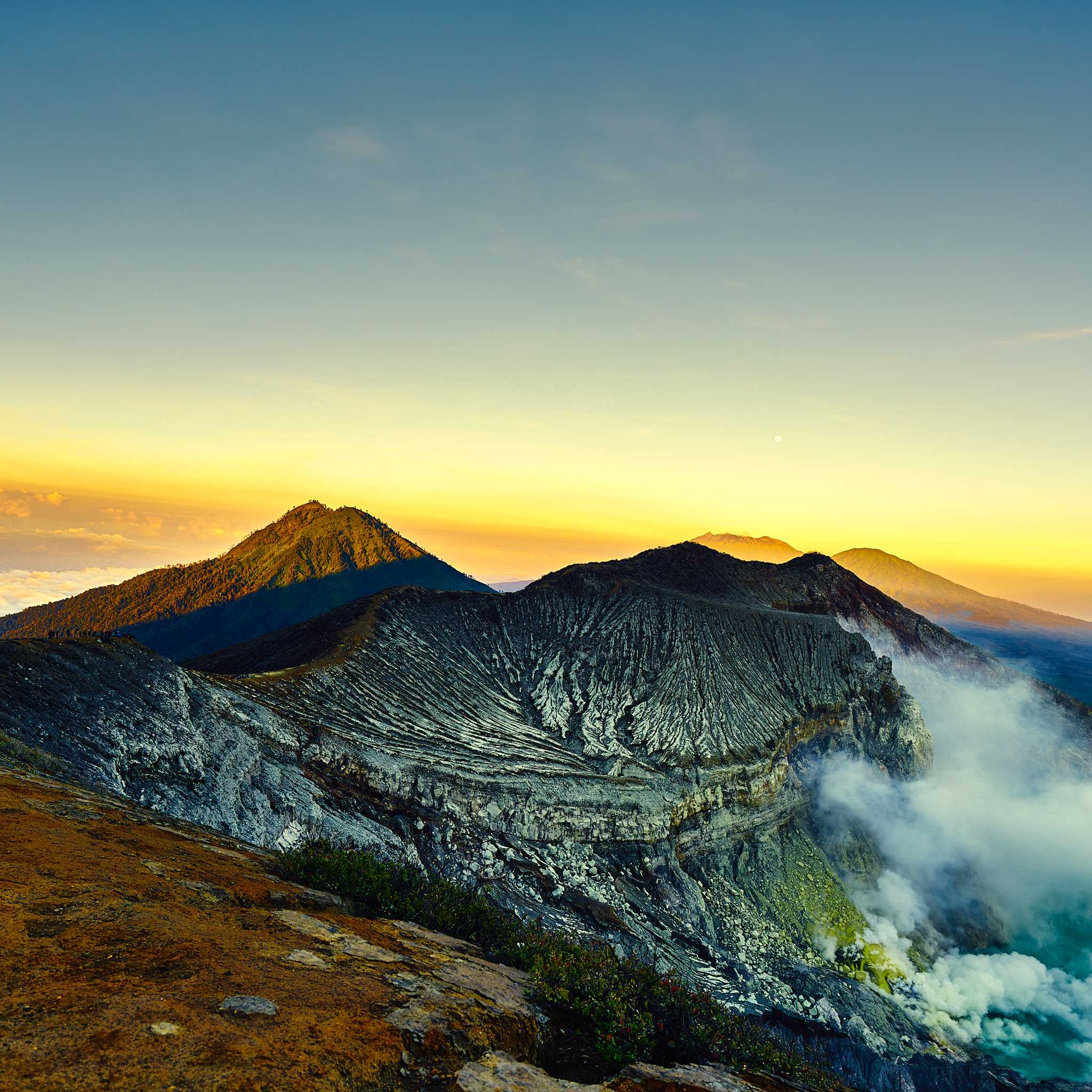 Camp volcanique Ijen