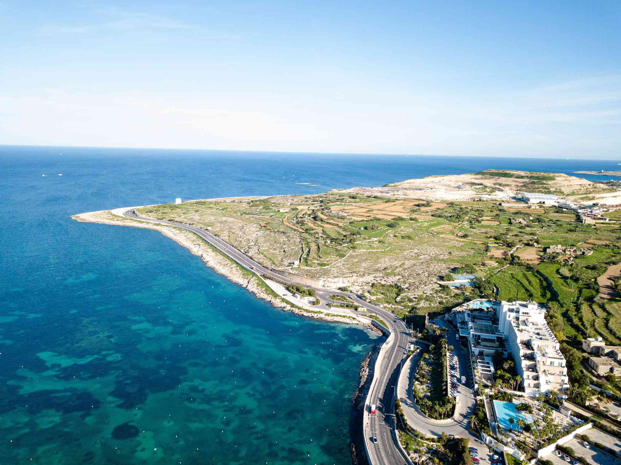 Vacker vy över Malta International Airport - privat dagsutflykt från Valletta - foto 4