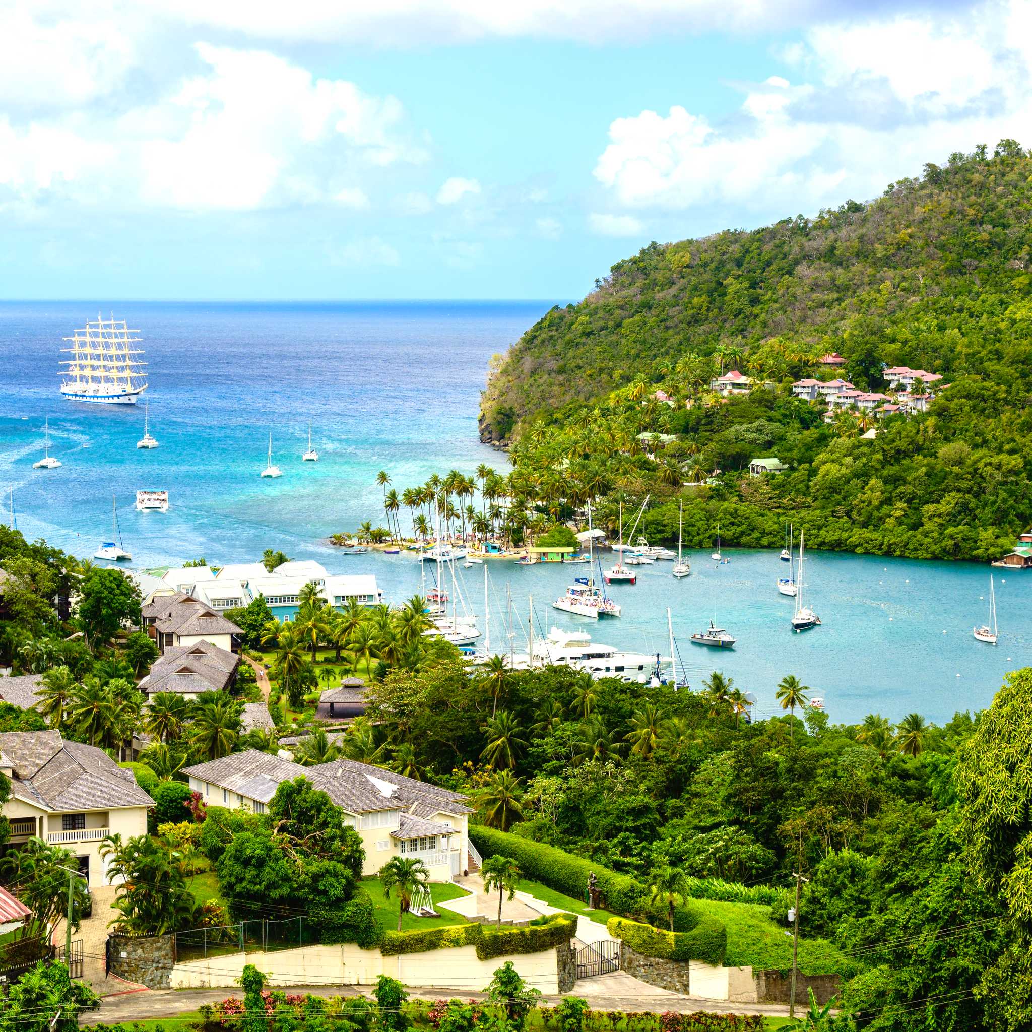 Private car transfers in Saint Lucia from Marigot Bay