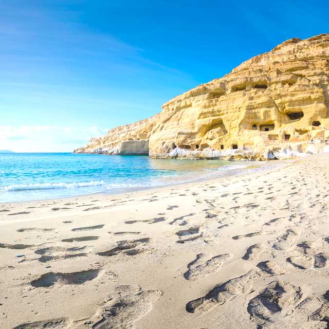 Rethymno to Matala and Preveli Beach: Private day trip