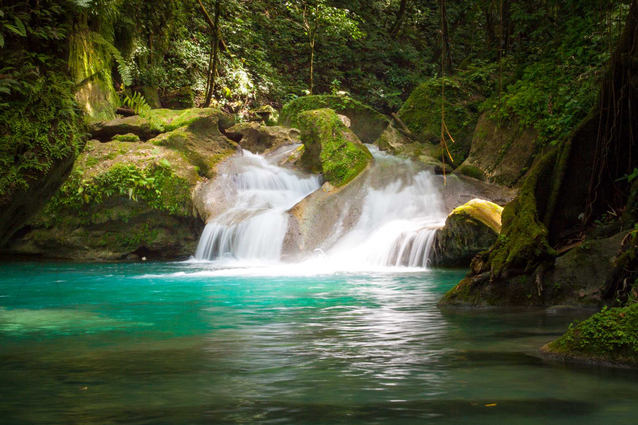Itinerary stop at Mayfield Falls on private day trip from Montego Bay