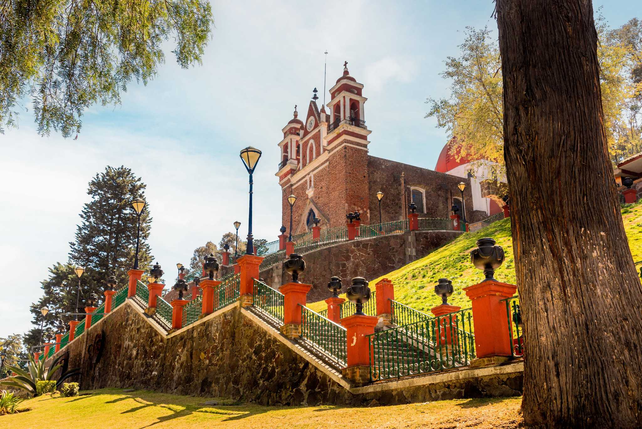 Servicios de traslado en coche privado en Metepec - vista panorámica de Metepec en México