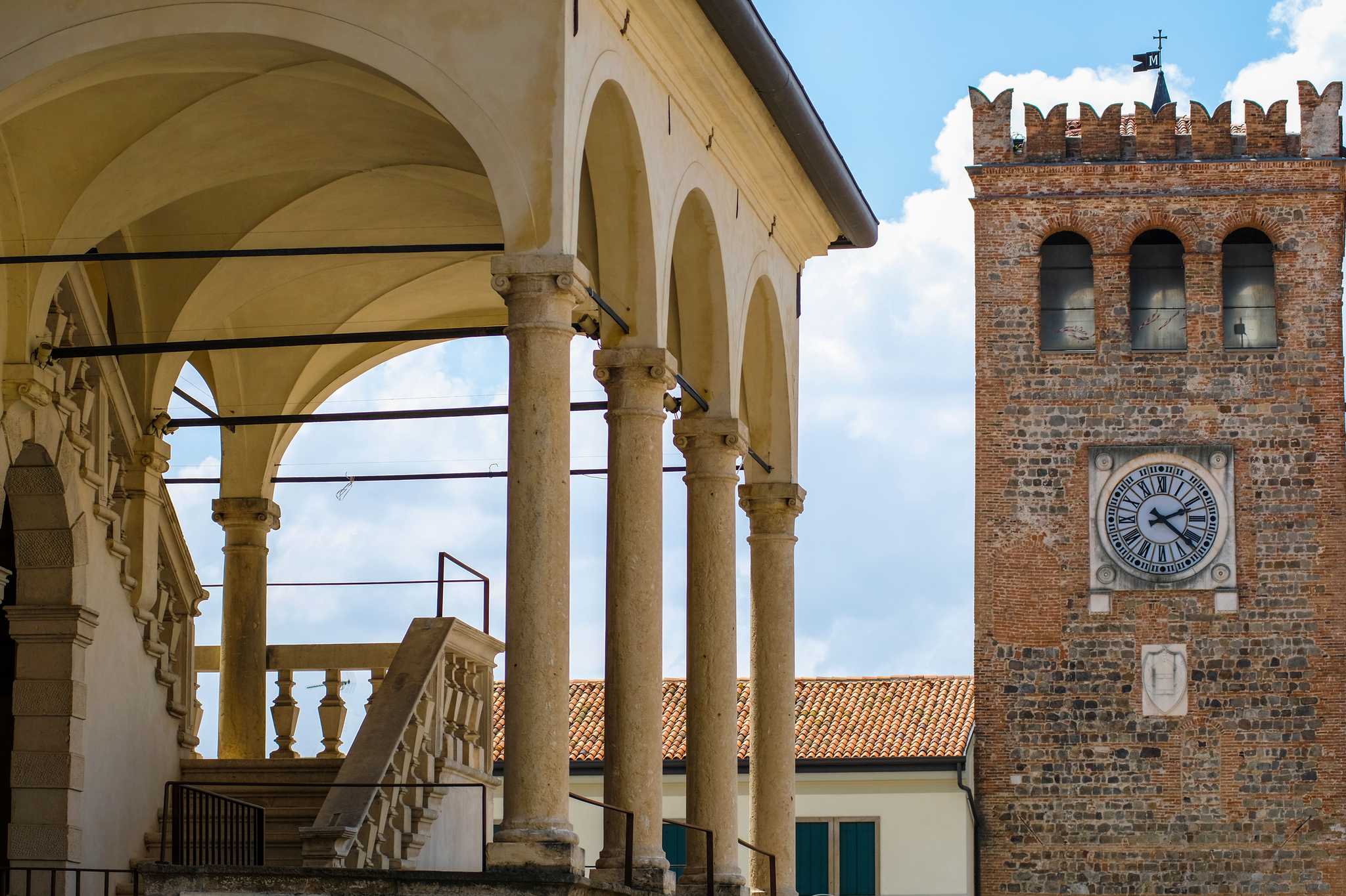 Parada del itinerario en Monselice en excursión privada desde Venice