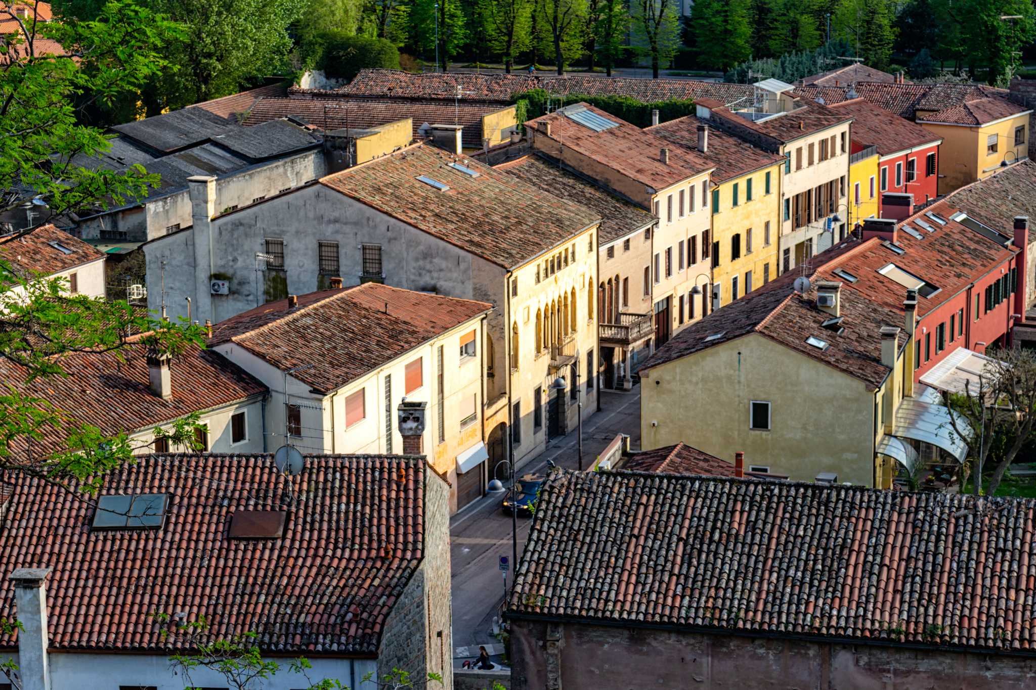 Parada del itinerario en Monselice en excursión privada desde Venice