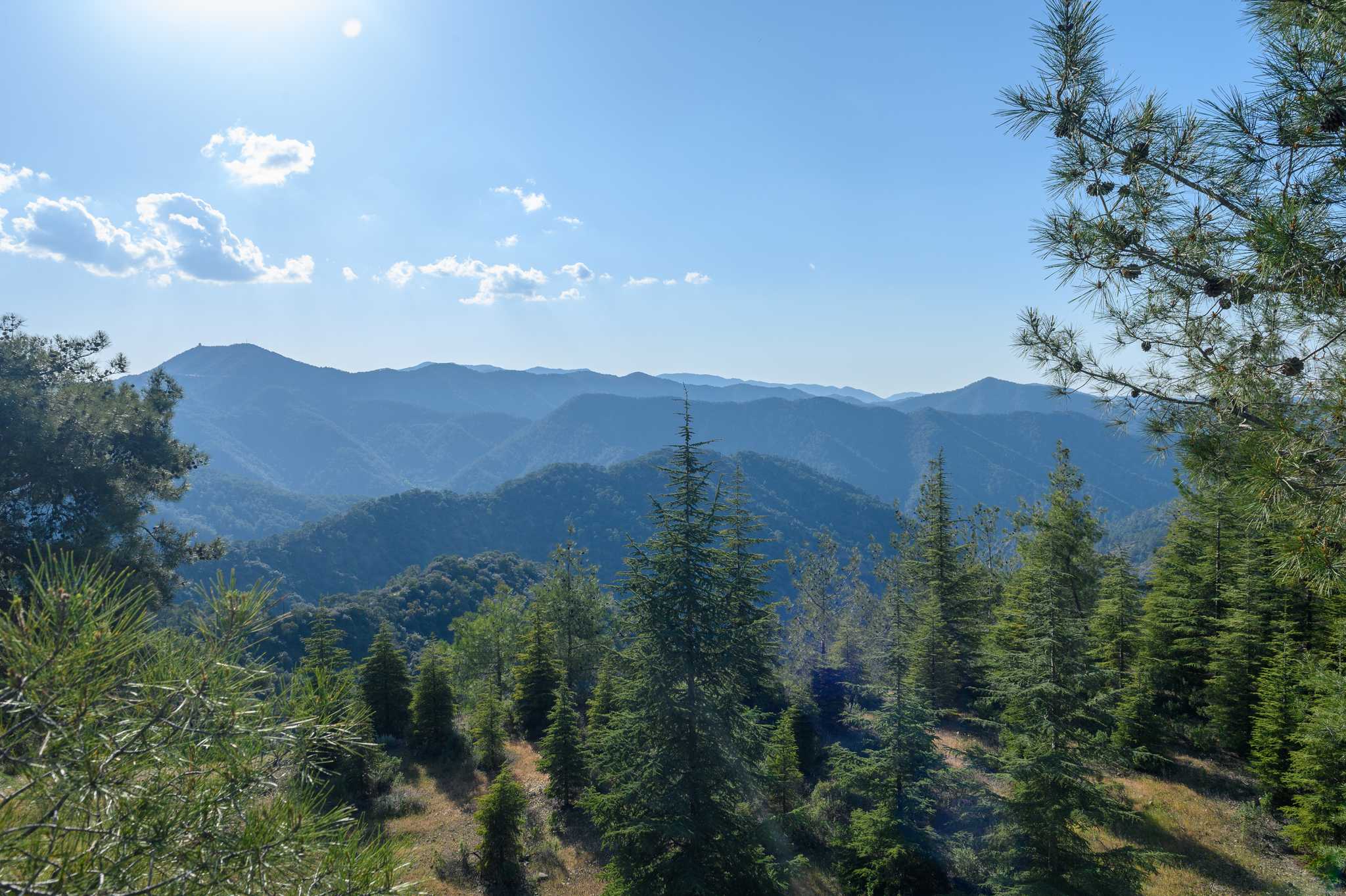 Reiseroute Stop in Mount Olympus auf privatem Tagesausflug von Limassol