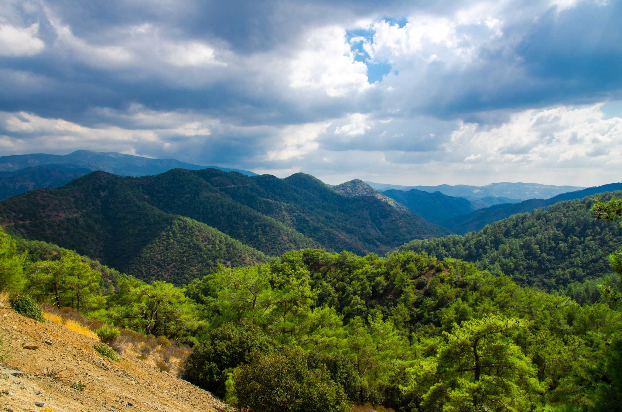 Reiseroute Stop in Mount Olympus auf privatem Tagesausflug von Limassol