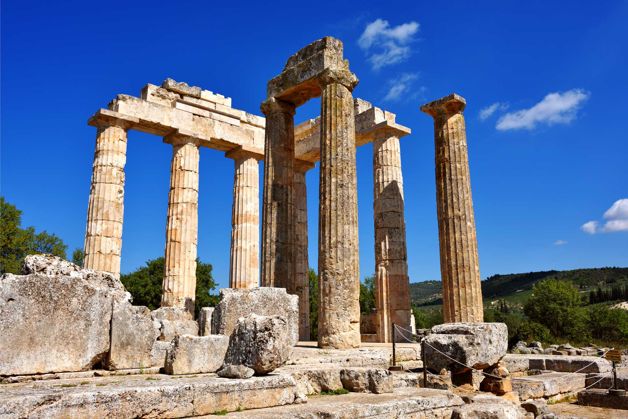 Itinerary stop at Ancient Nemea on private day trip from Athens