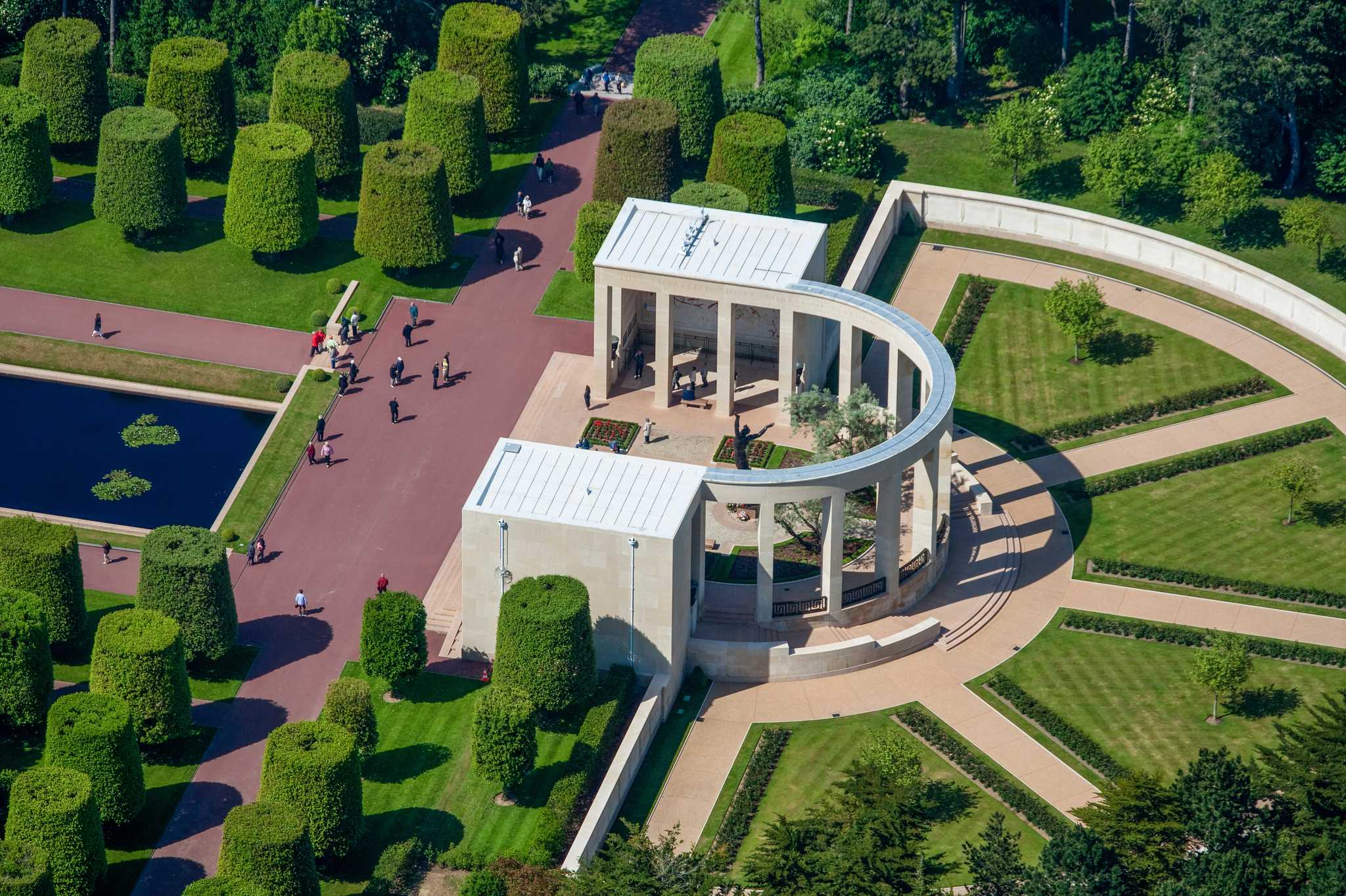 Itinerary stop at Normandy American Cemetery on private day trip from Le Havre