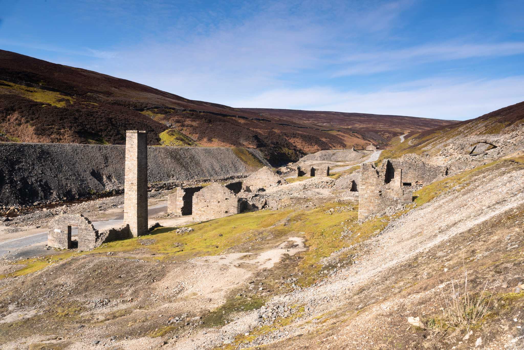 Arrêt de l'itinéraire à Old Gang Smelting Mill lors d'une excursion privée d'une journée depuis Leeds