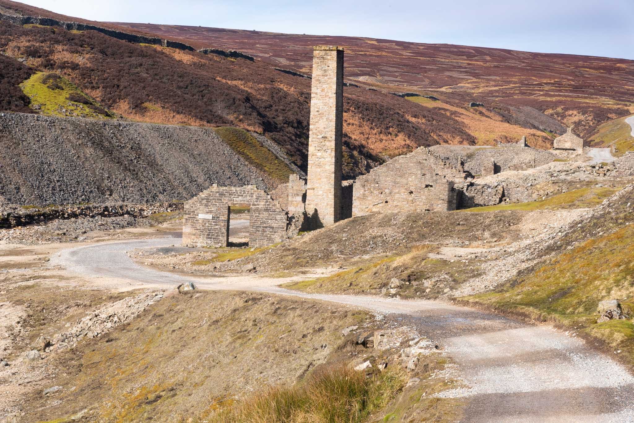 ArrĂȘt de l'itinĂ©raire Ă Old Gang Smelting Mill lors d'une excursion privĂ©e d'une journĂ©e depuis Leeds