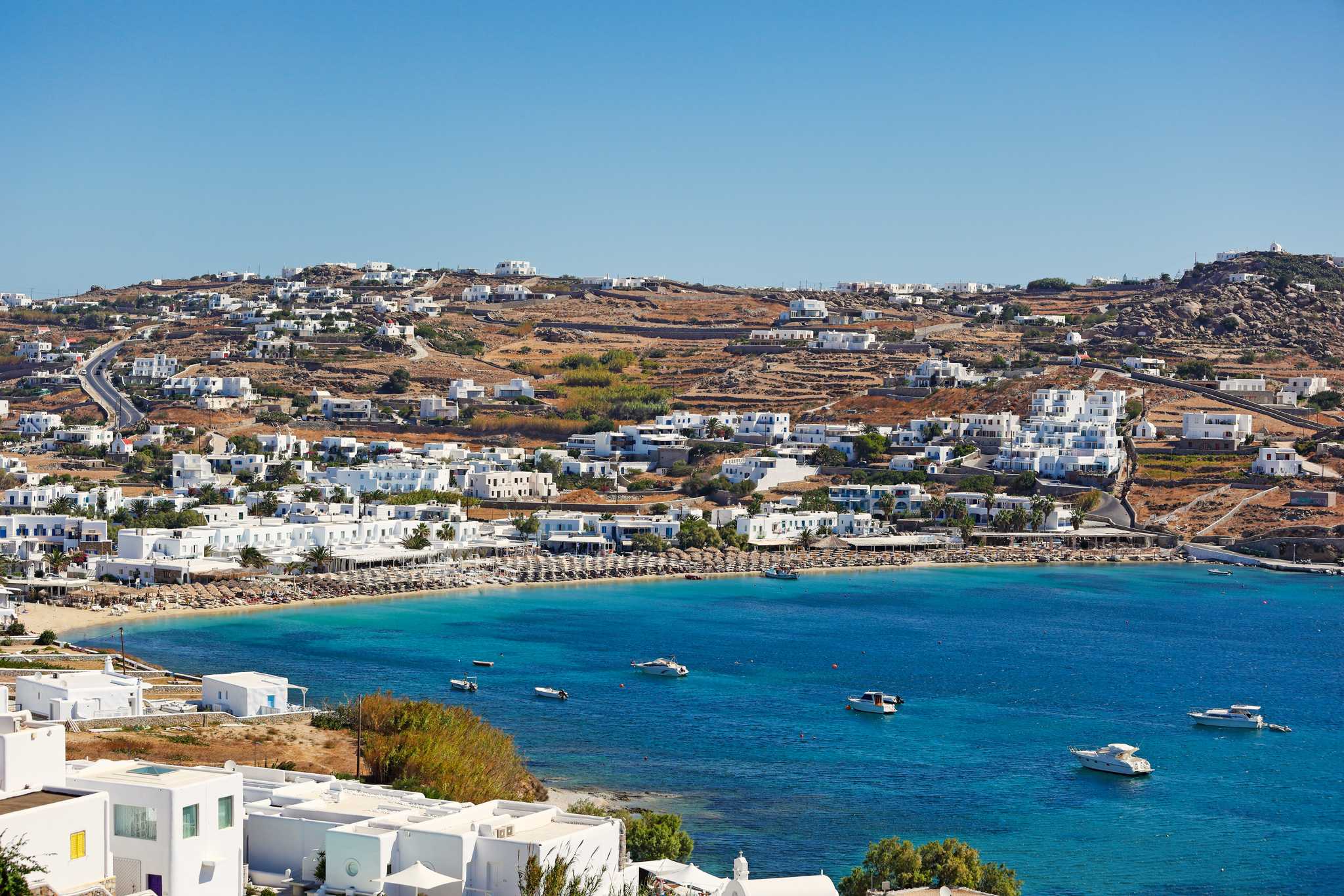 Ornos Beach पर निजी दिन की यात्रा में यात्रा ठहराव Mykonos से