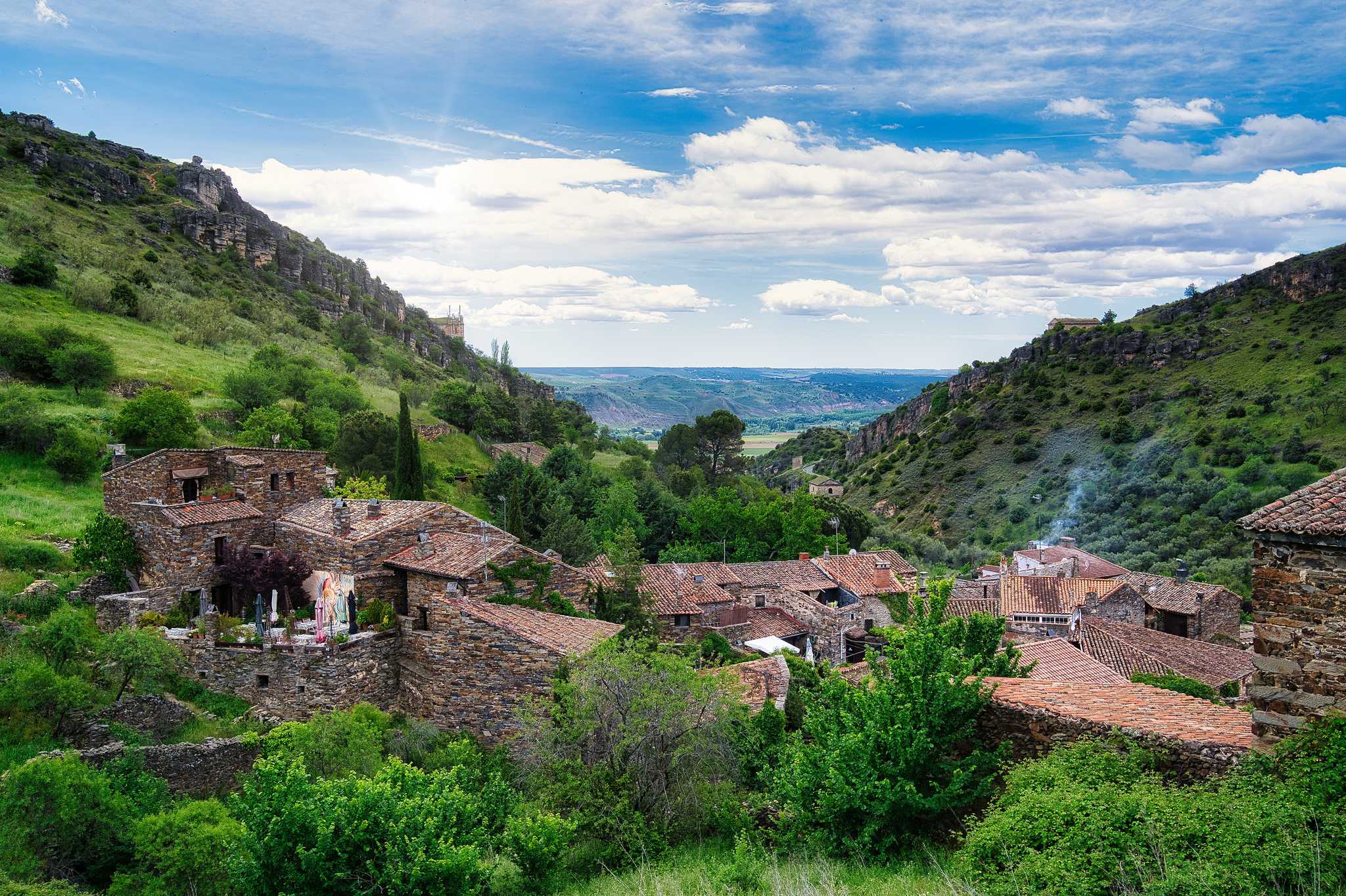 Itinerary stop at Patones de Arriba on private day trip from Madrid