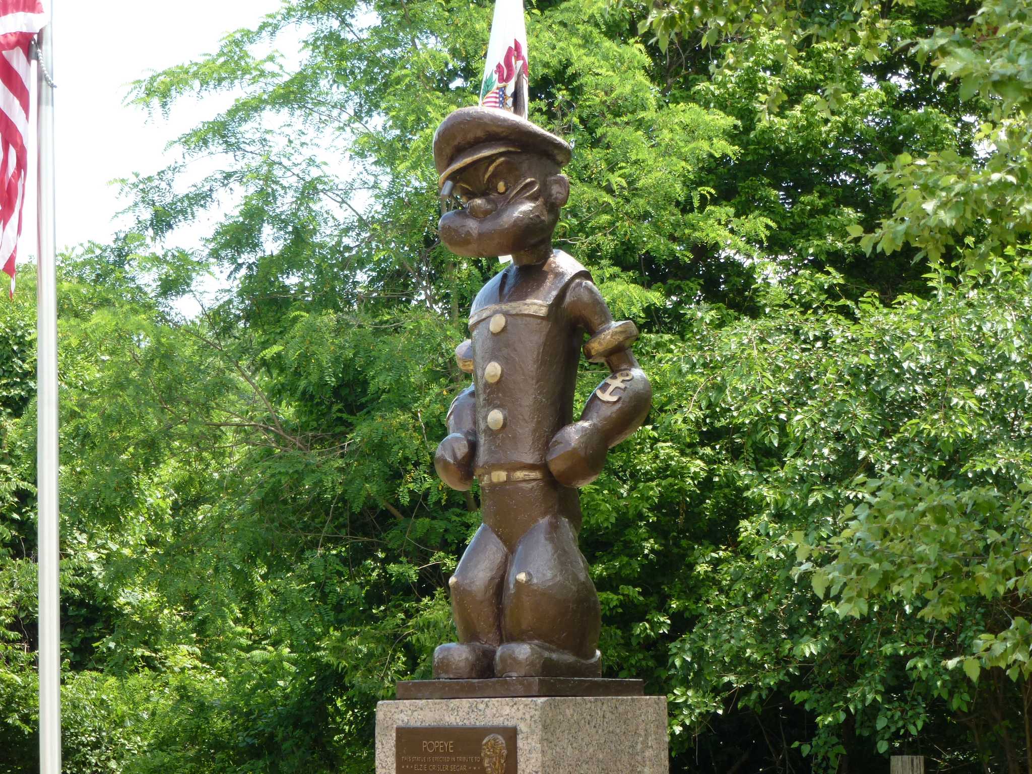 Visit Popeye Character Trail on the way from pigeon-forge-tn-us to st-louis-mo-us with Daytrip