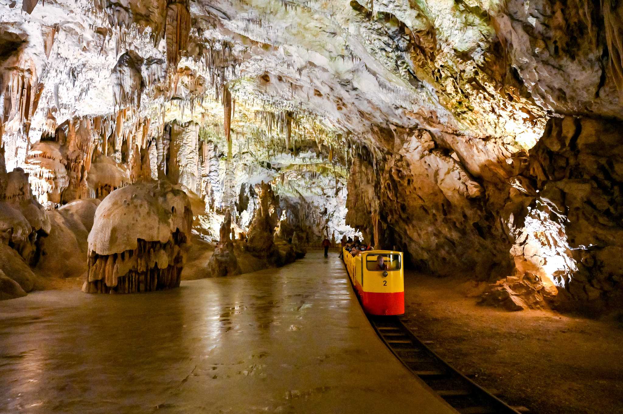 Itinerary stop at Postojna Cave on private day trip from Rijeka