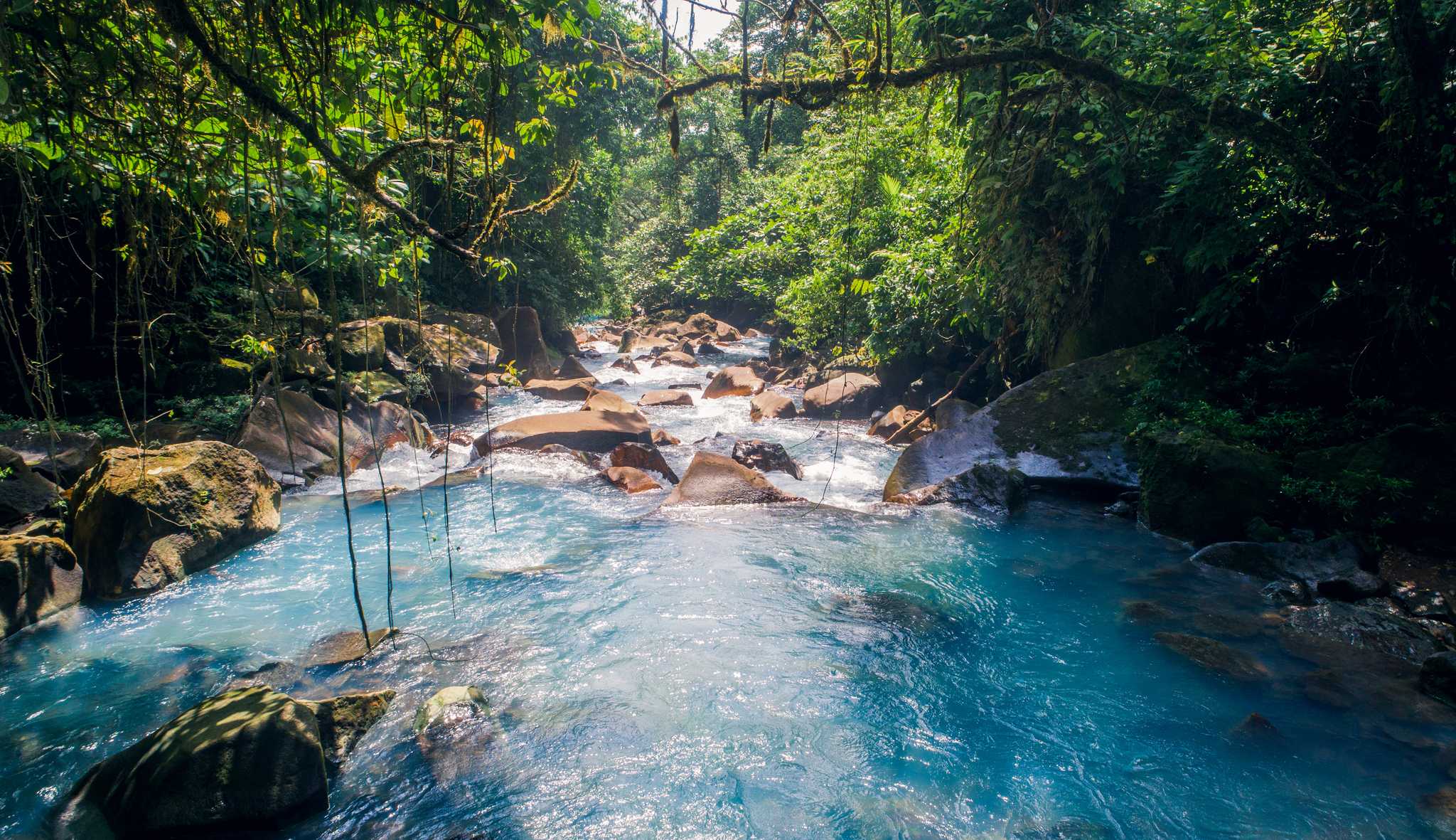 Rio Celeste y Los Tenideros