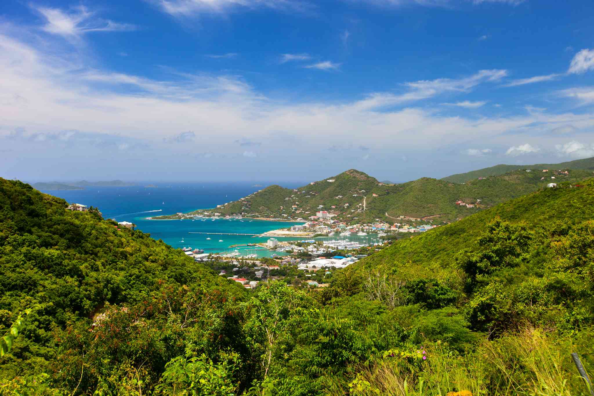 Scenic view of Road Town - private day trip from British Virgin Islands Airport - photo 2
