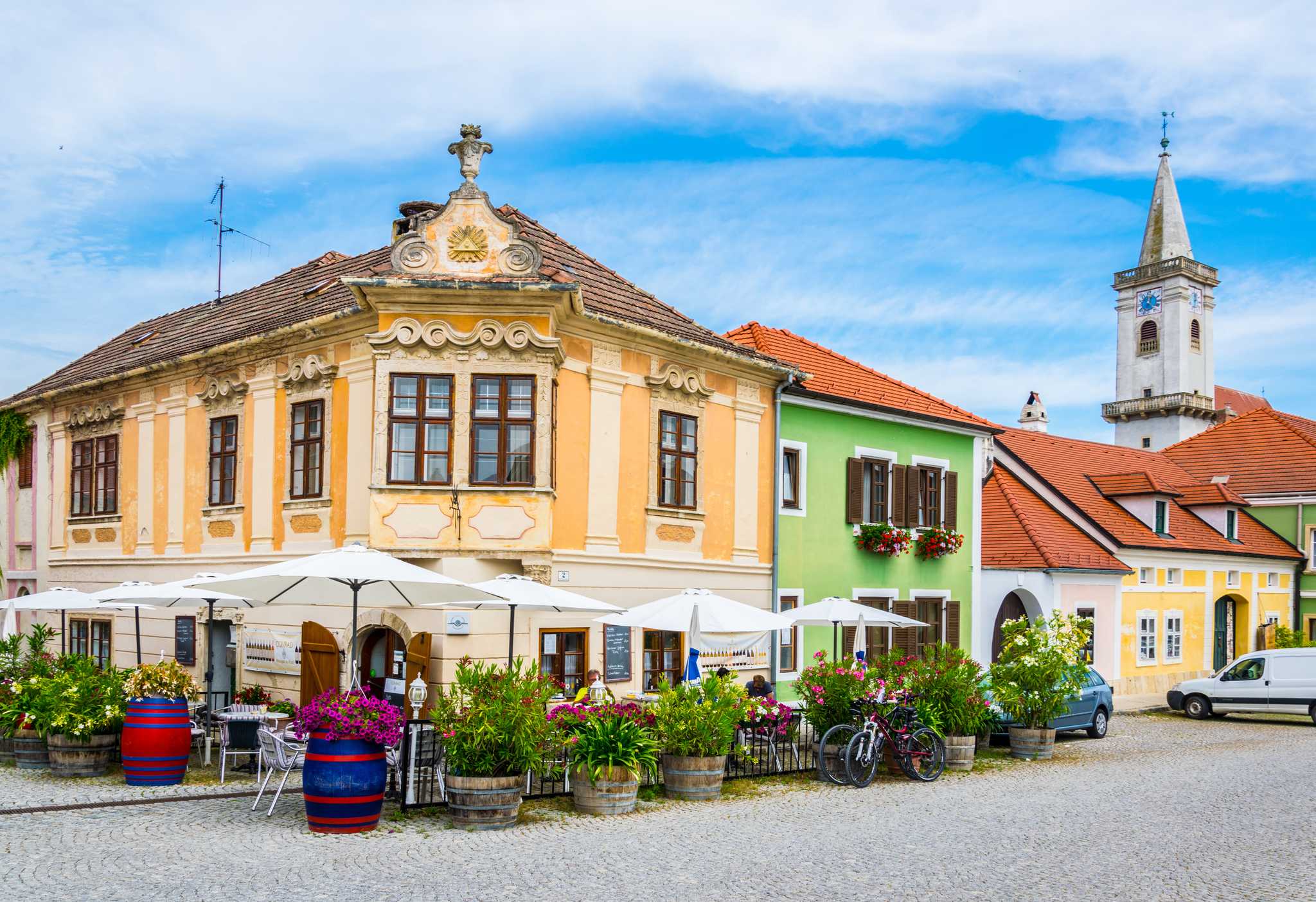 Itinerary stop at Rust on private day trip from Vienna