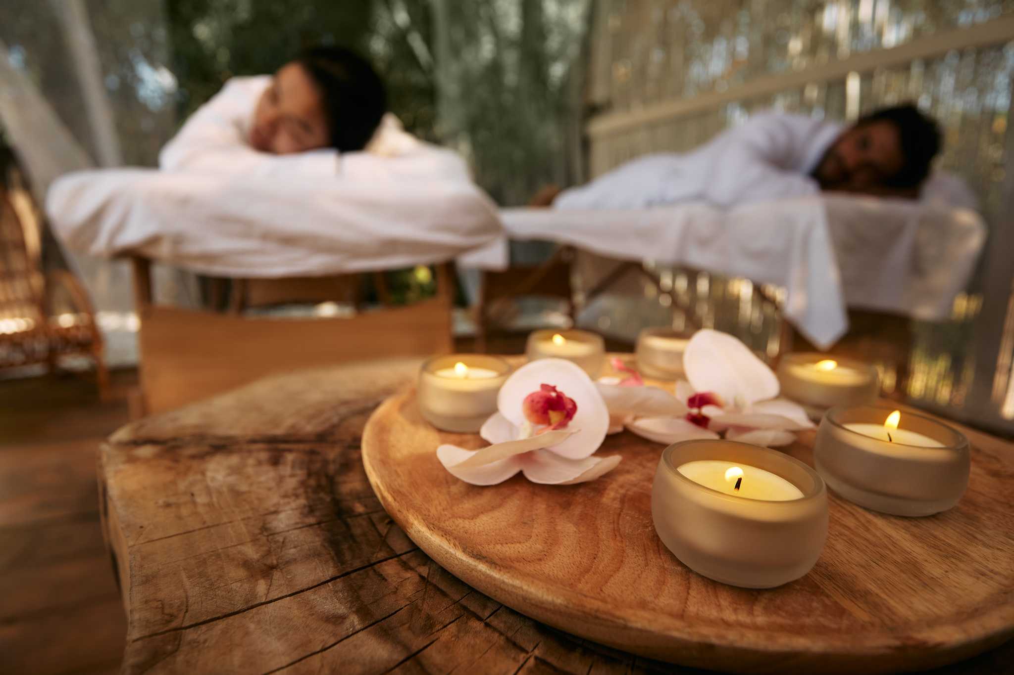 Itinerary stop at Sacred River Spa on private day trip from Denpasar
