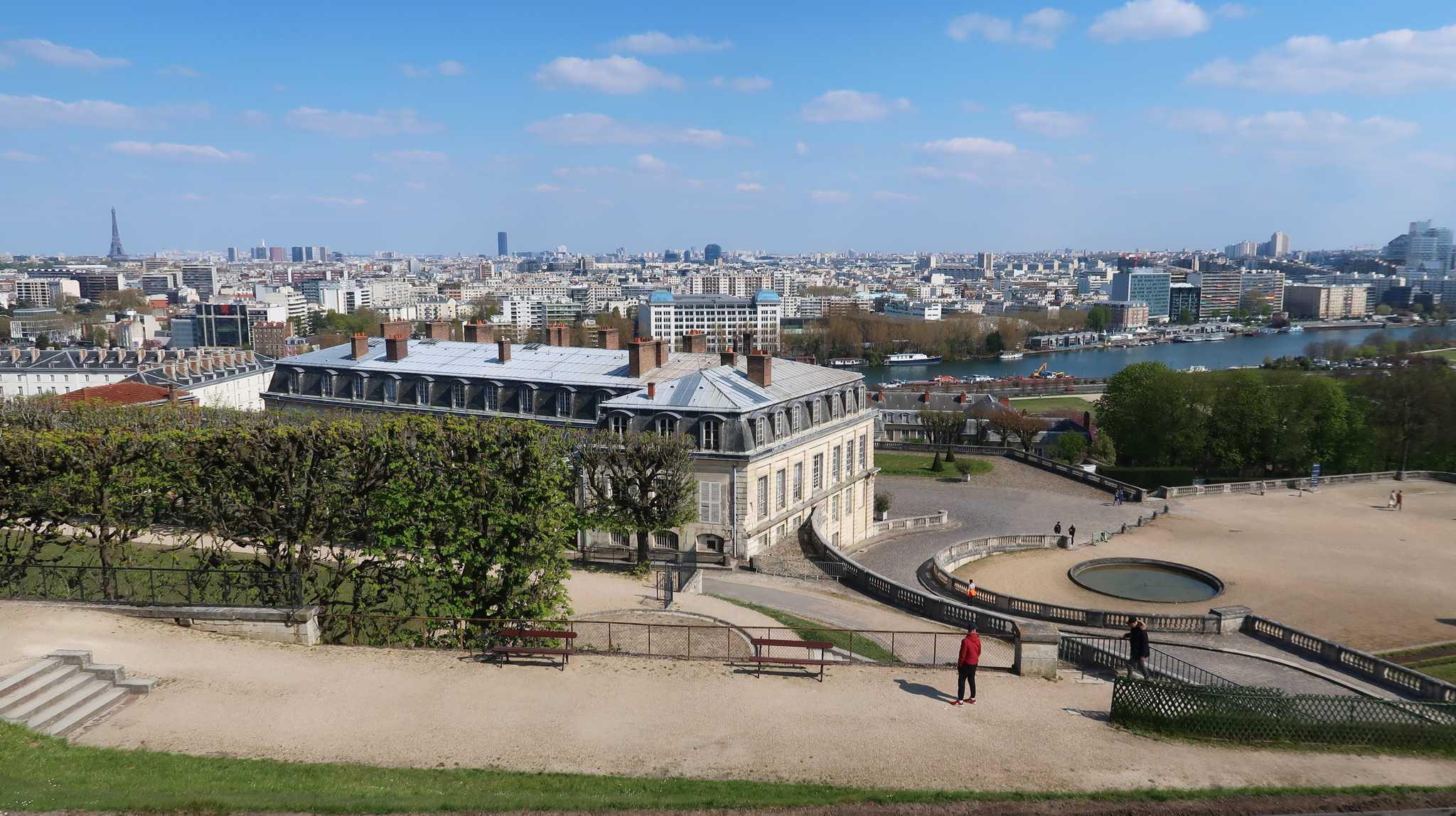 Reiseroute Stop in Parc de Saint-Cloud auf privatem Tagesausflug von Paris