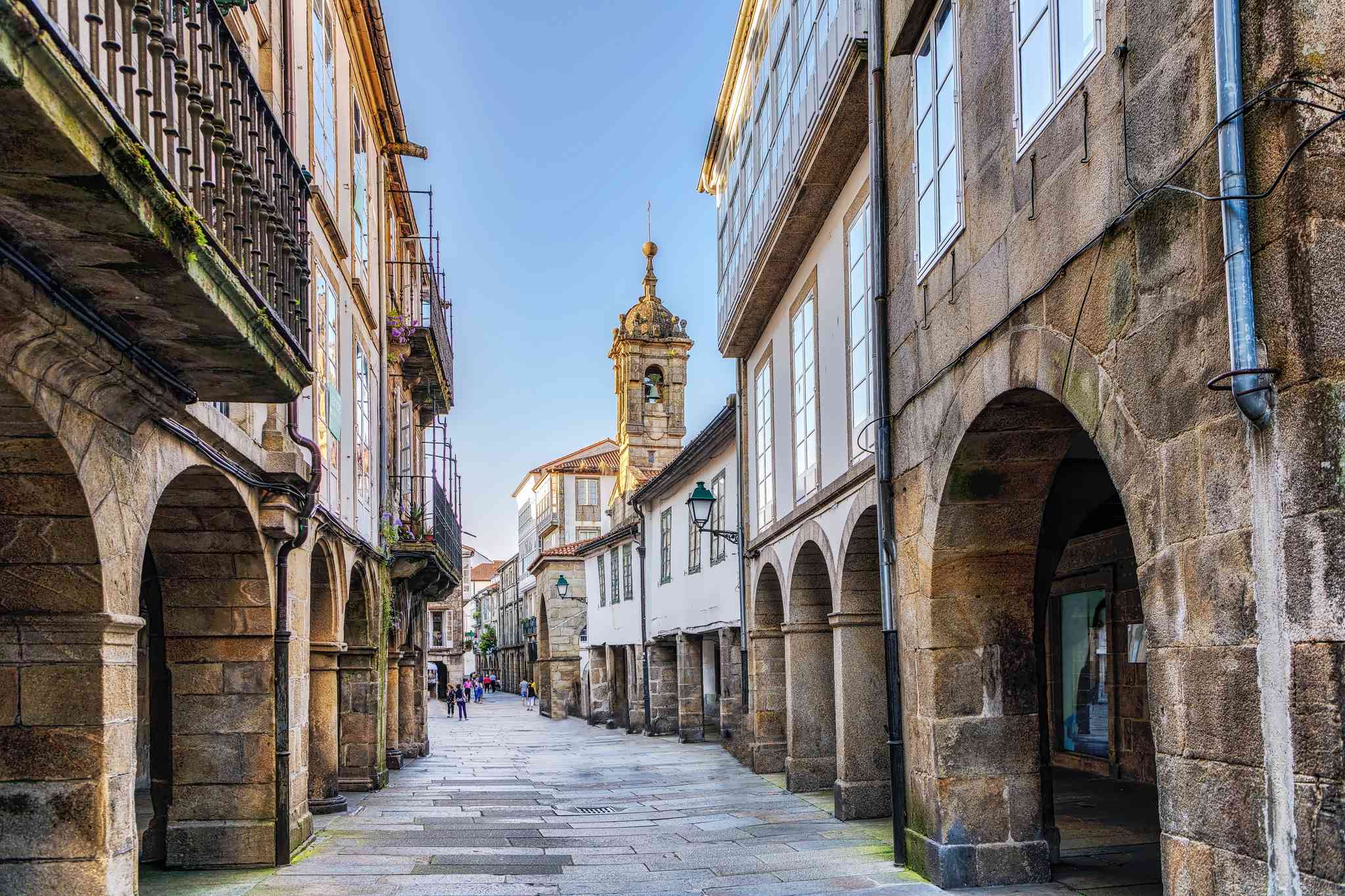 Vista panorámica de Santiago De Compostela, Spain  - excursión privada de un día desde Vega De Terrón Pier - foto 3