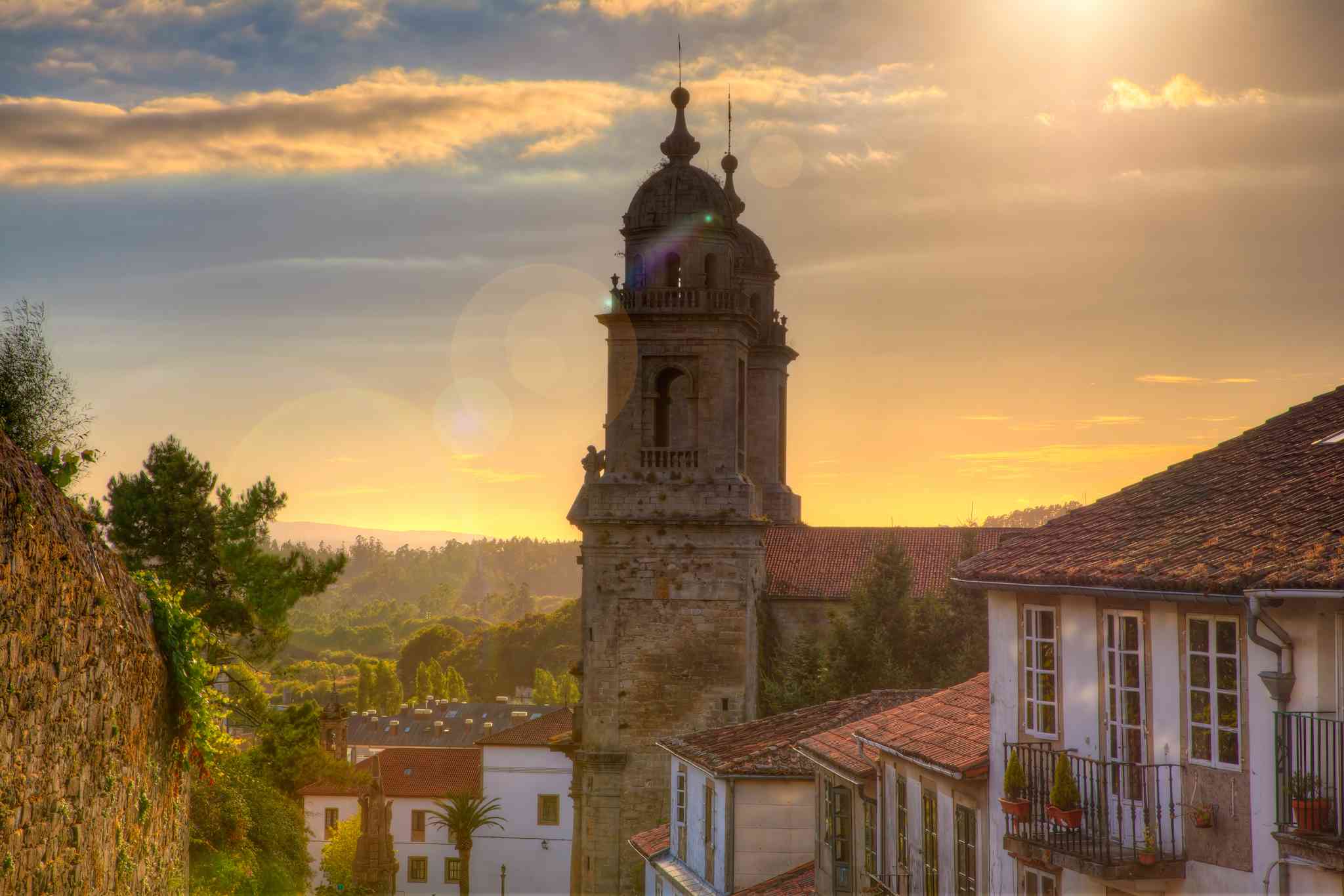Vista panorámica de Santiago De Compostela, Spain  - excursión privada de un día desde Vega De Terrón Pier - foto 5