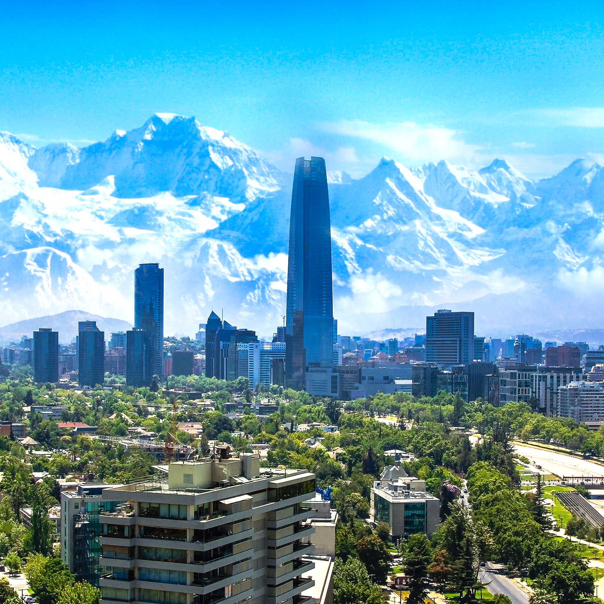 Santiago 에서 칠레 에 개인 자동차로 이동