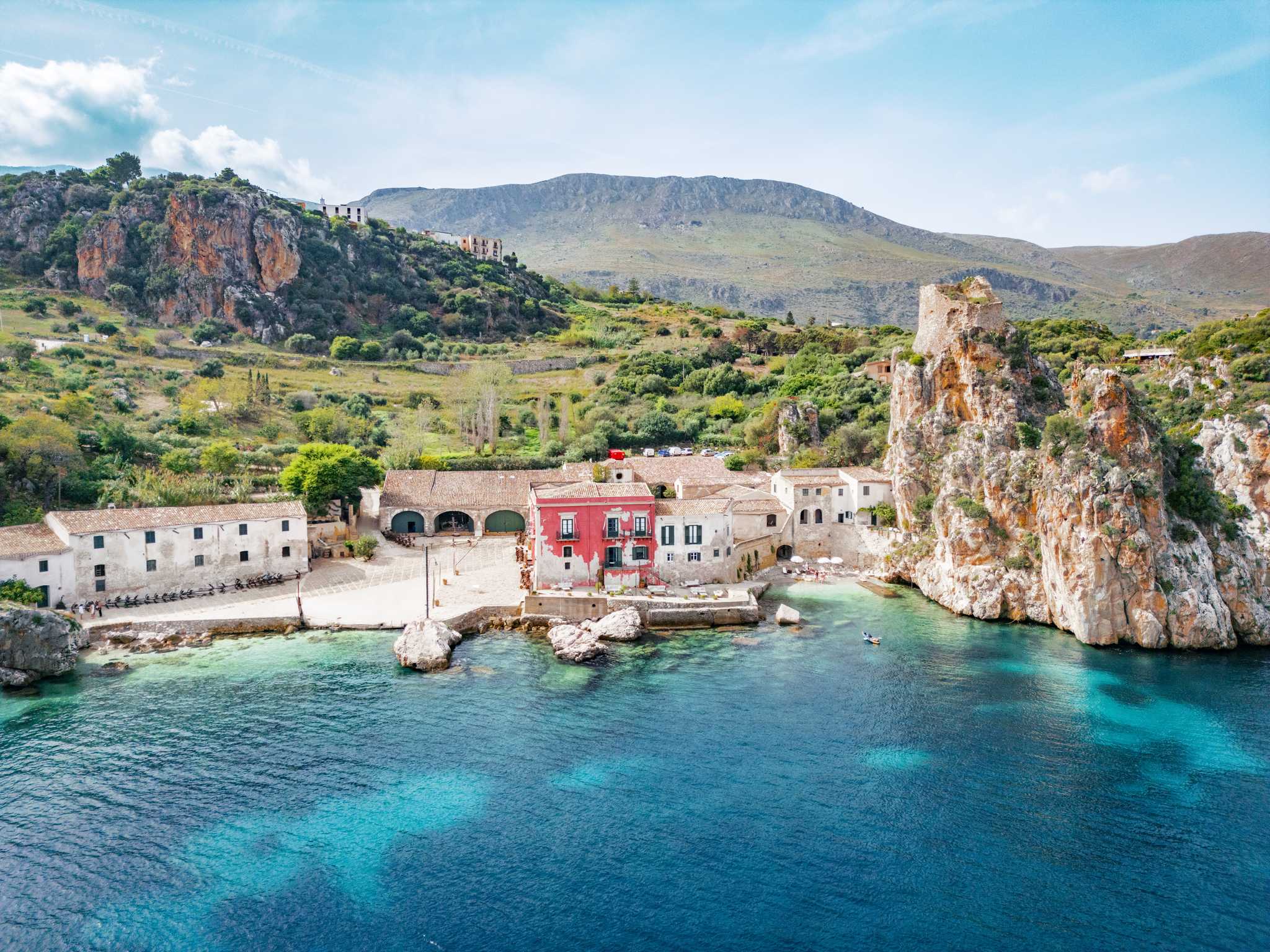 Itinerary stop at Scopello on private day trip from Palermo