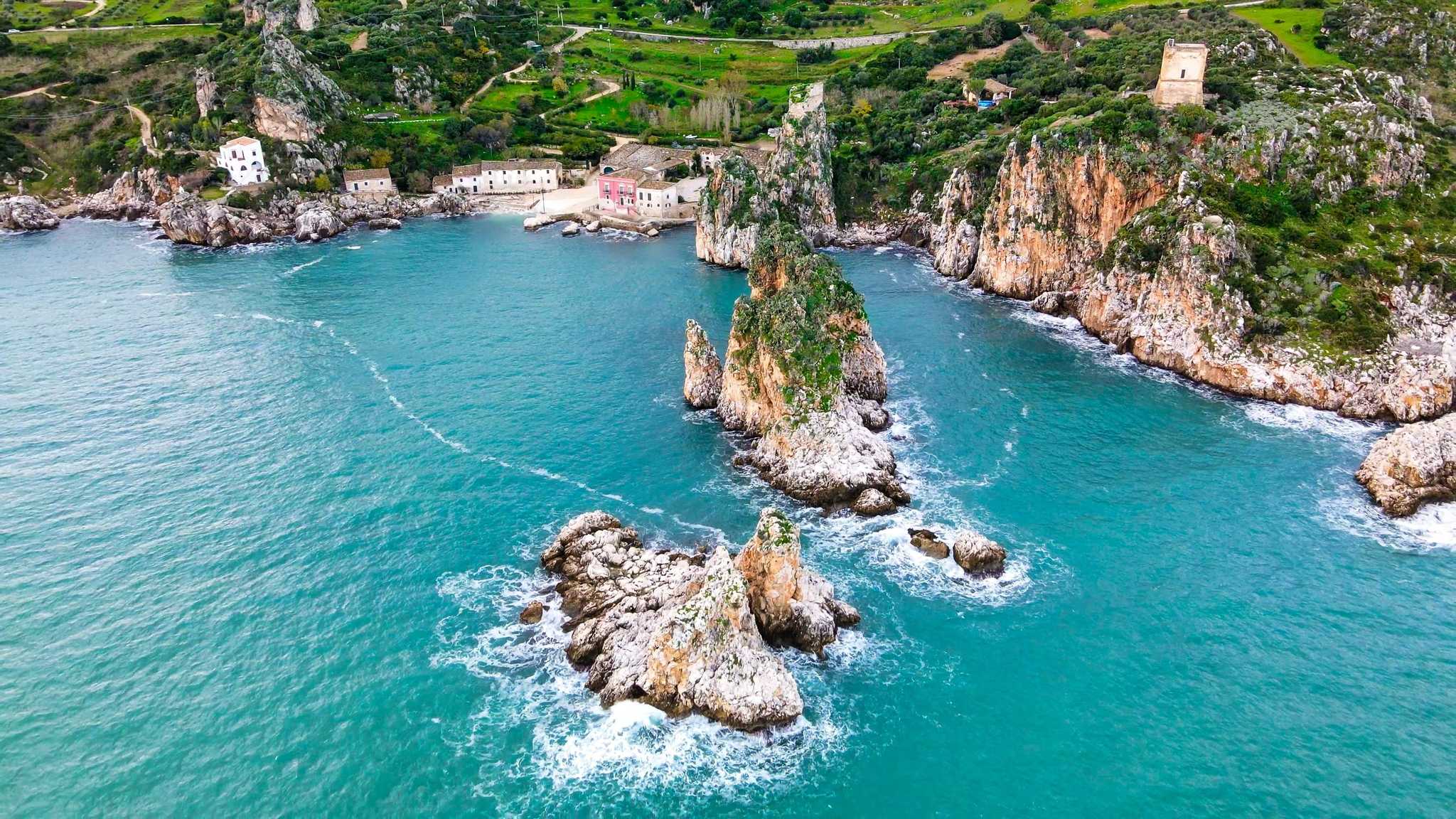 Itinerary stop at Scopello on private day trip from Palermo