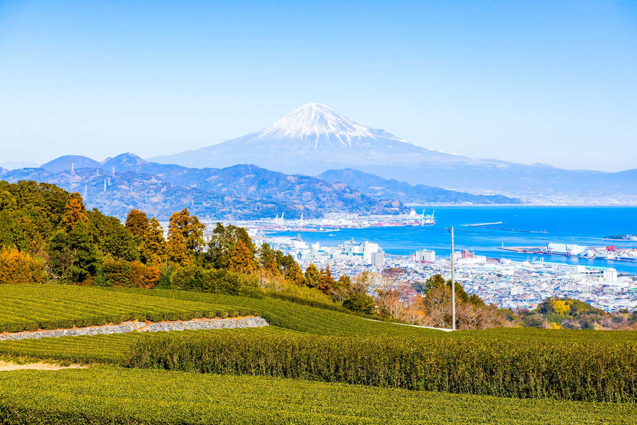 Servicios de traslado en coche privado en Parque Shimizu - vista panorámica de Parque Shimizu en Japón